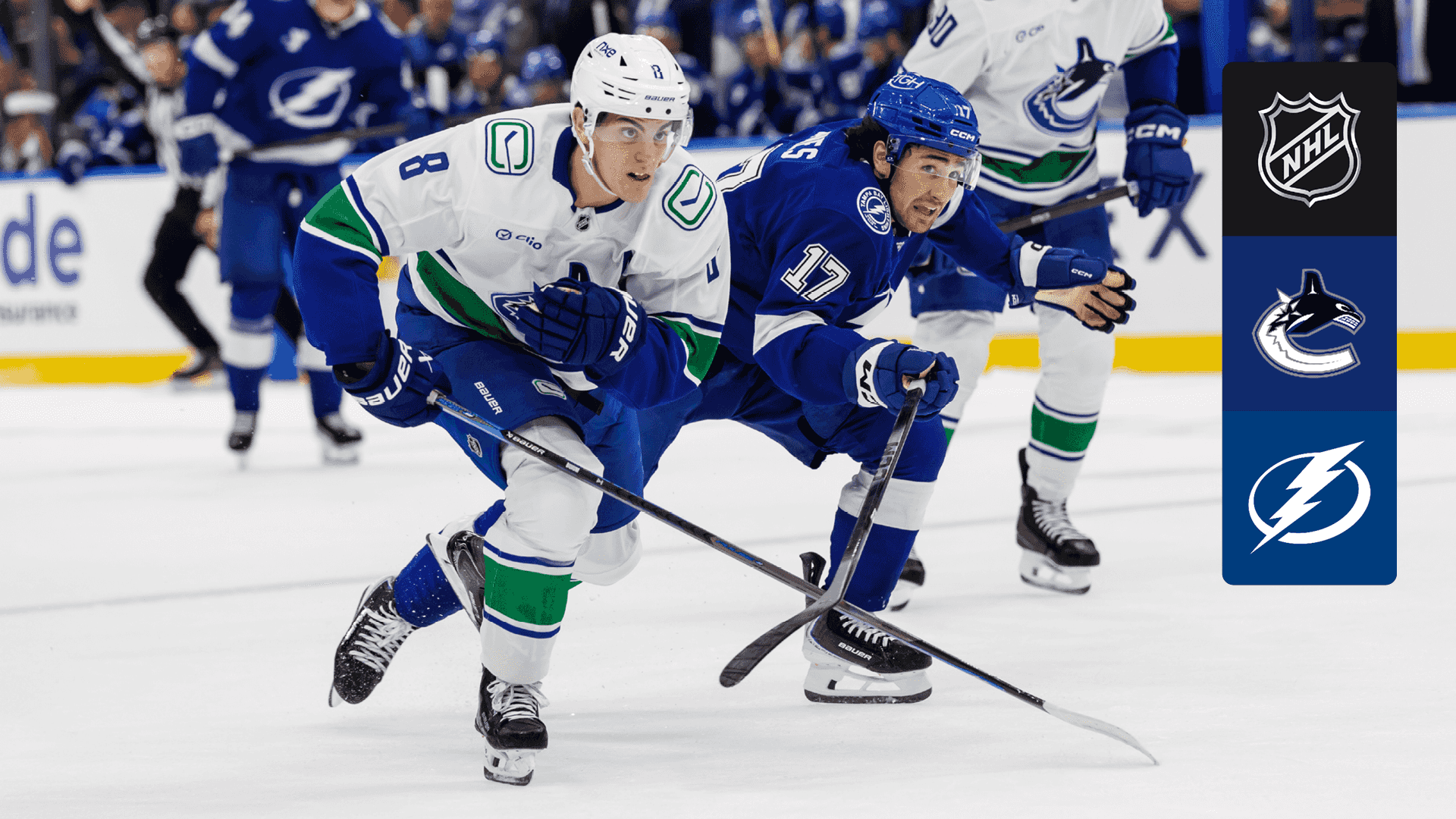 Watch Canucks @ Lightning Live Stream Online | DAZN BG