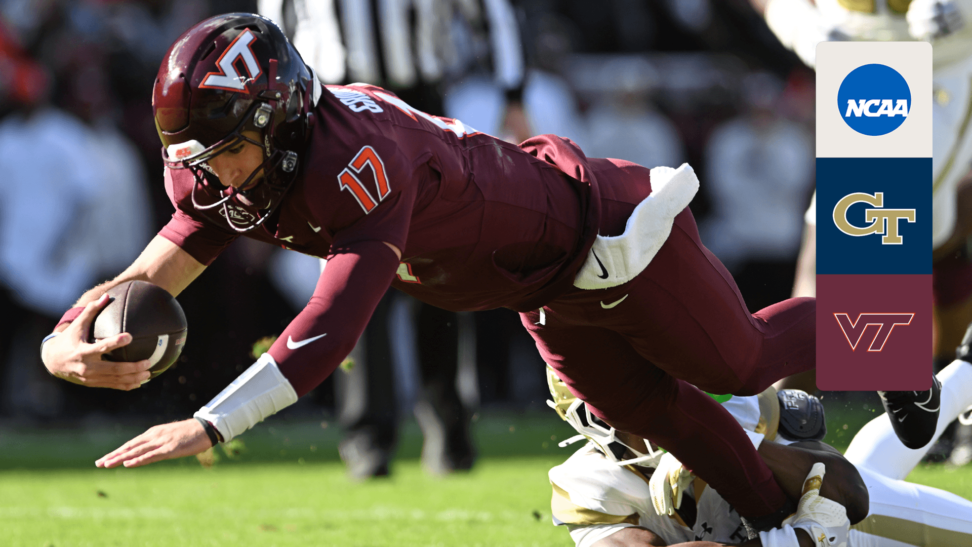 Watch Georgia Tech @ Virginia Tech Live Stream Online | DAZN BA