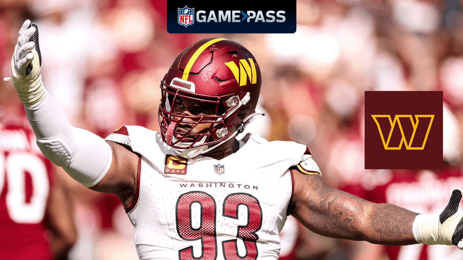 Washington top redskins game