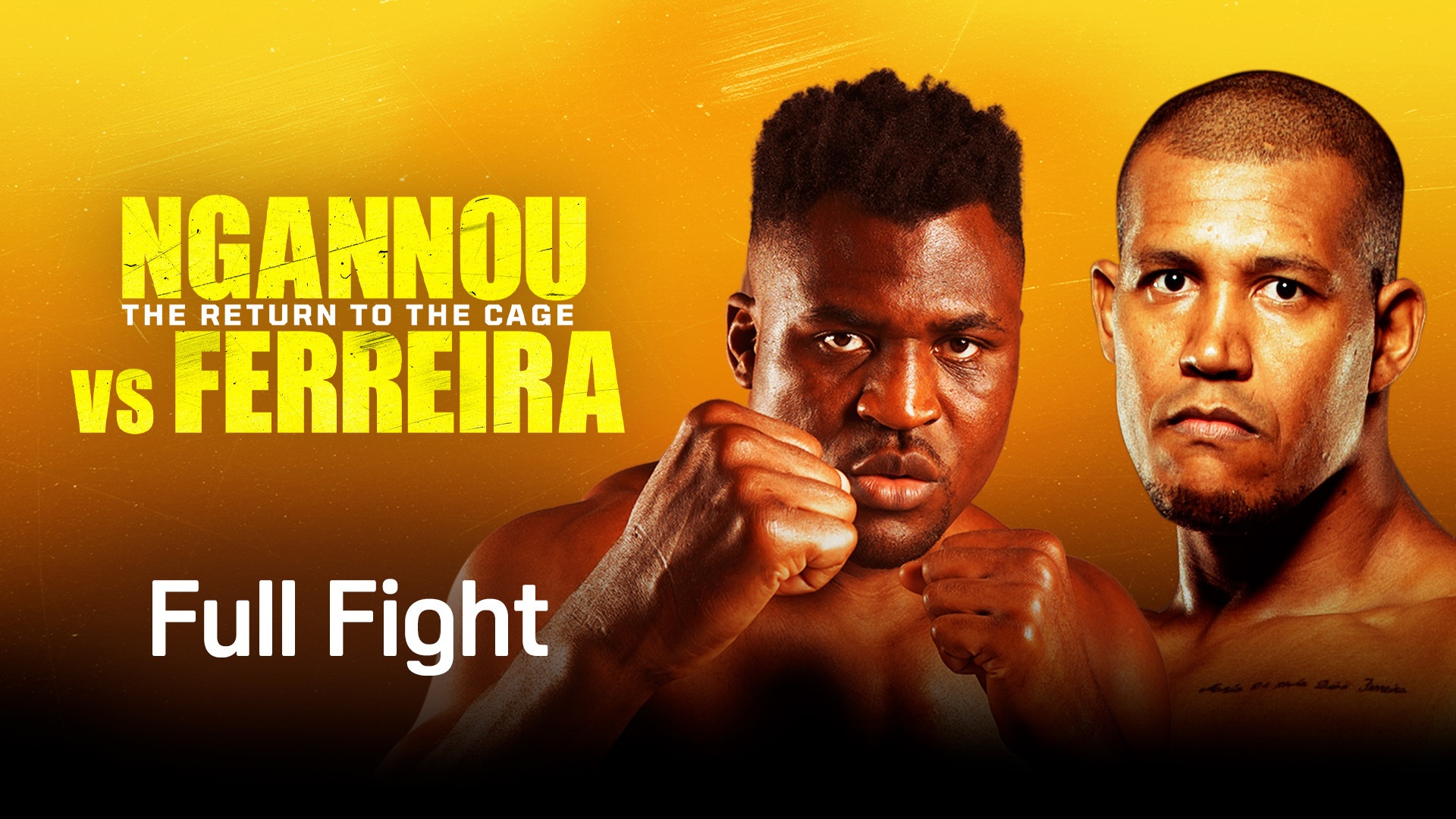 Watch Ngannou vs. Ferreira Full Fight Online DAZN NL