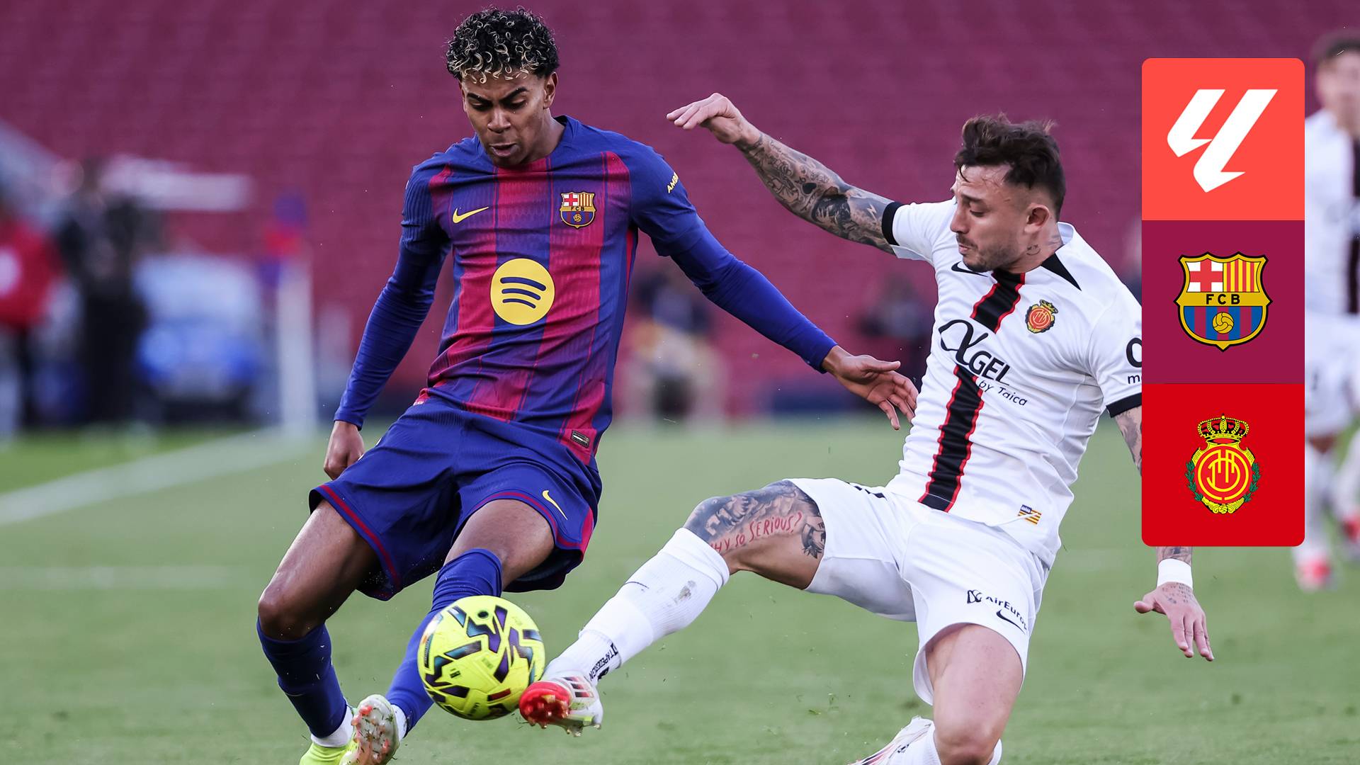 バルセロナ vs マジョルカ : 第23節 (浅野拓磨) をライブ 中継 | DAZN JP