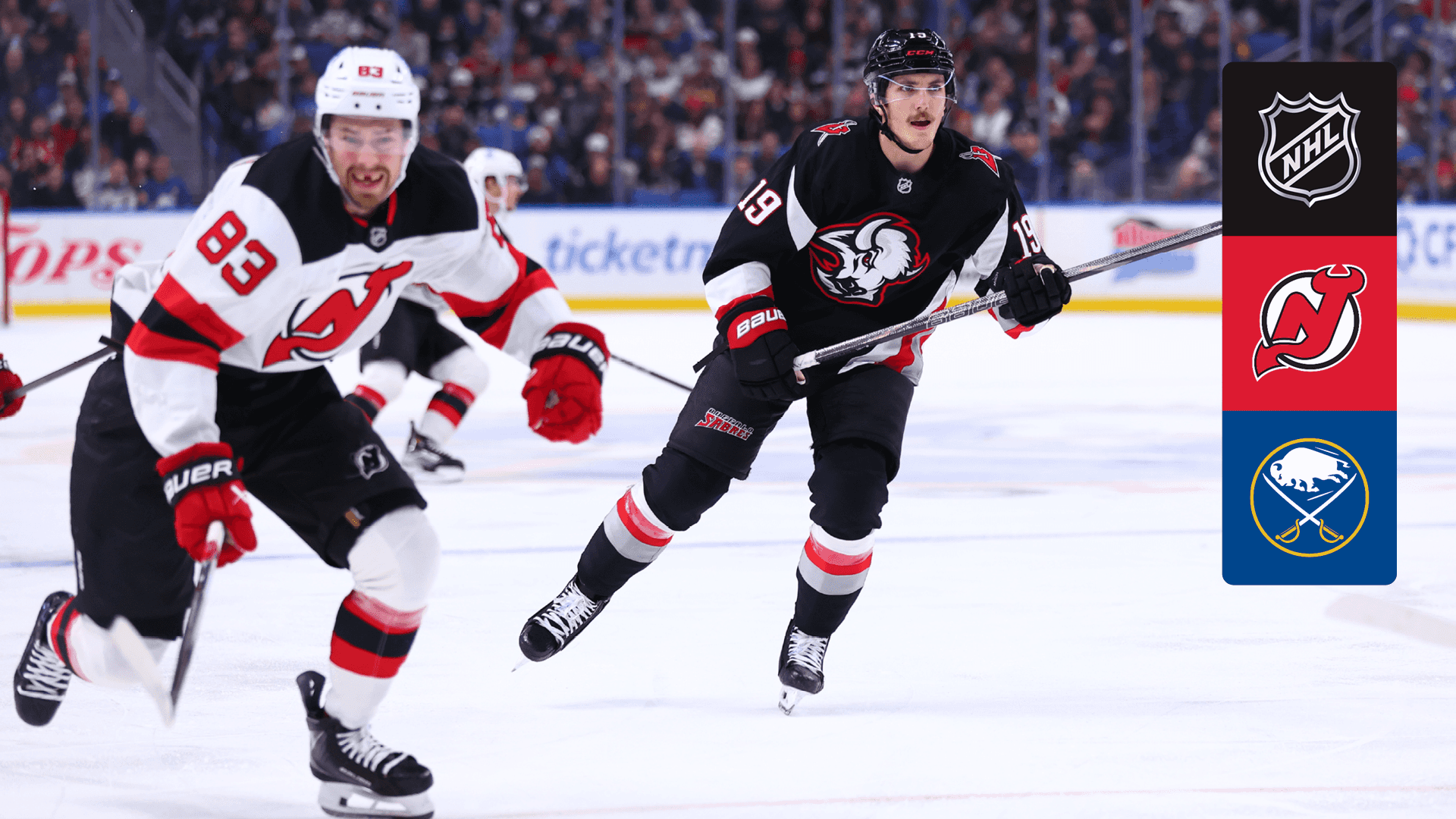 Watch Devils @ Sabres Live Stream Online | DAZN IN