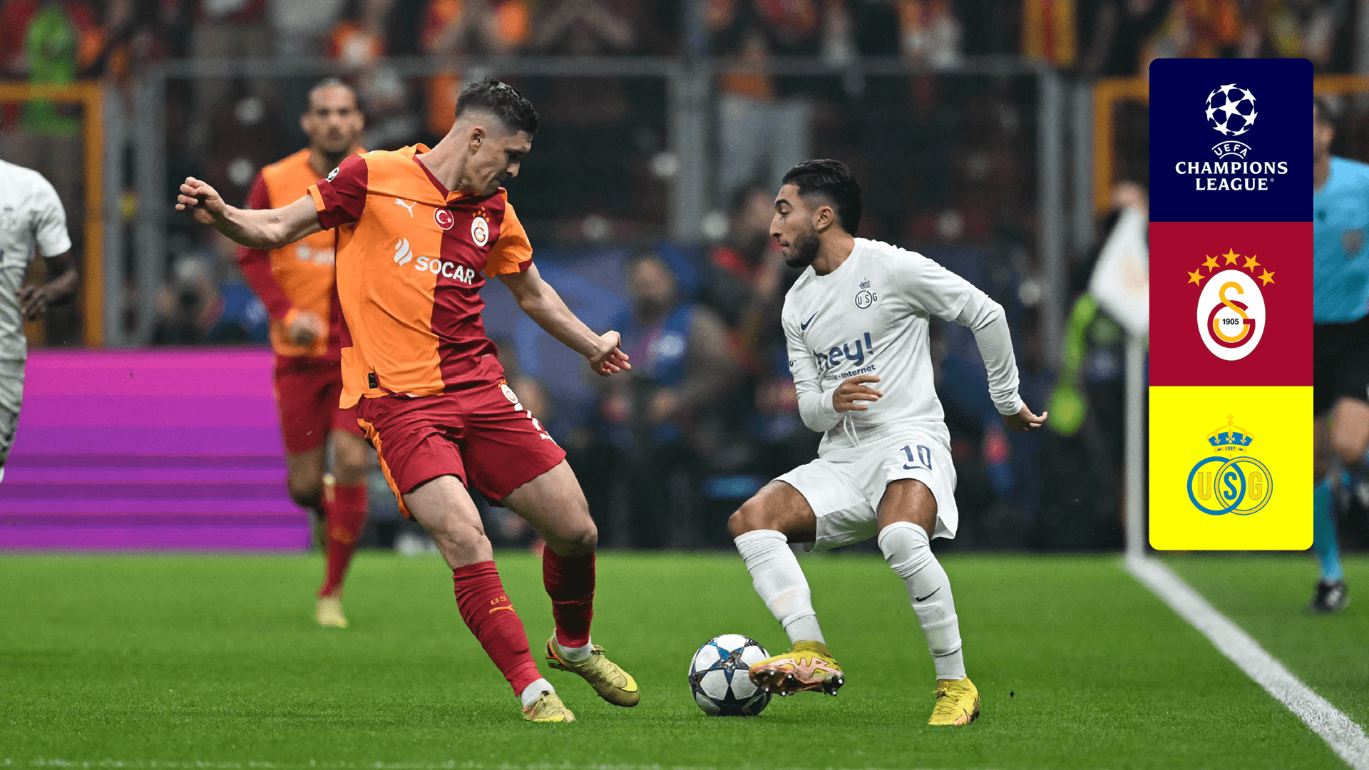 Regarder Galatasaray vs. Union Saint-Gilloise en Direct Live | DAZN CA