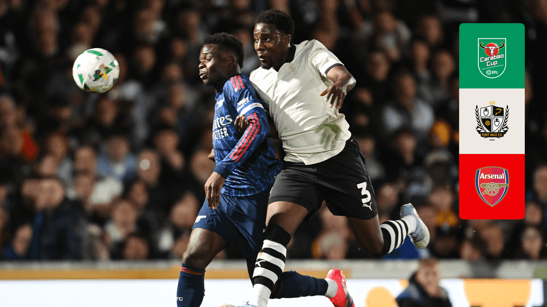 ポート・ヴェイル vs アーセナル : 3回戦 をライブ 中継 | DAZN JP