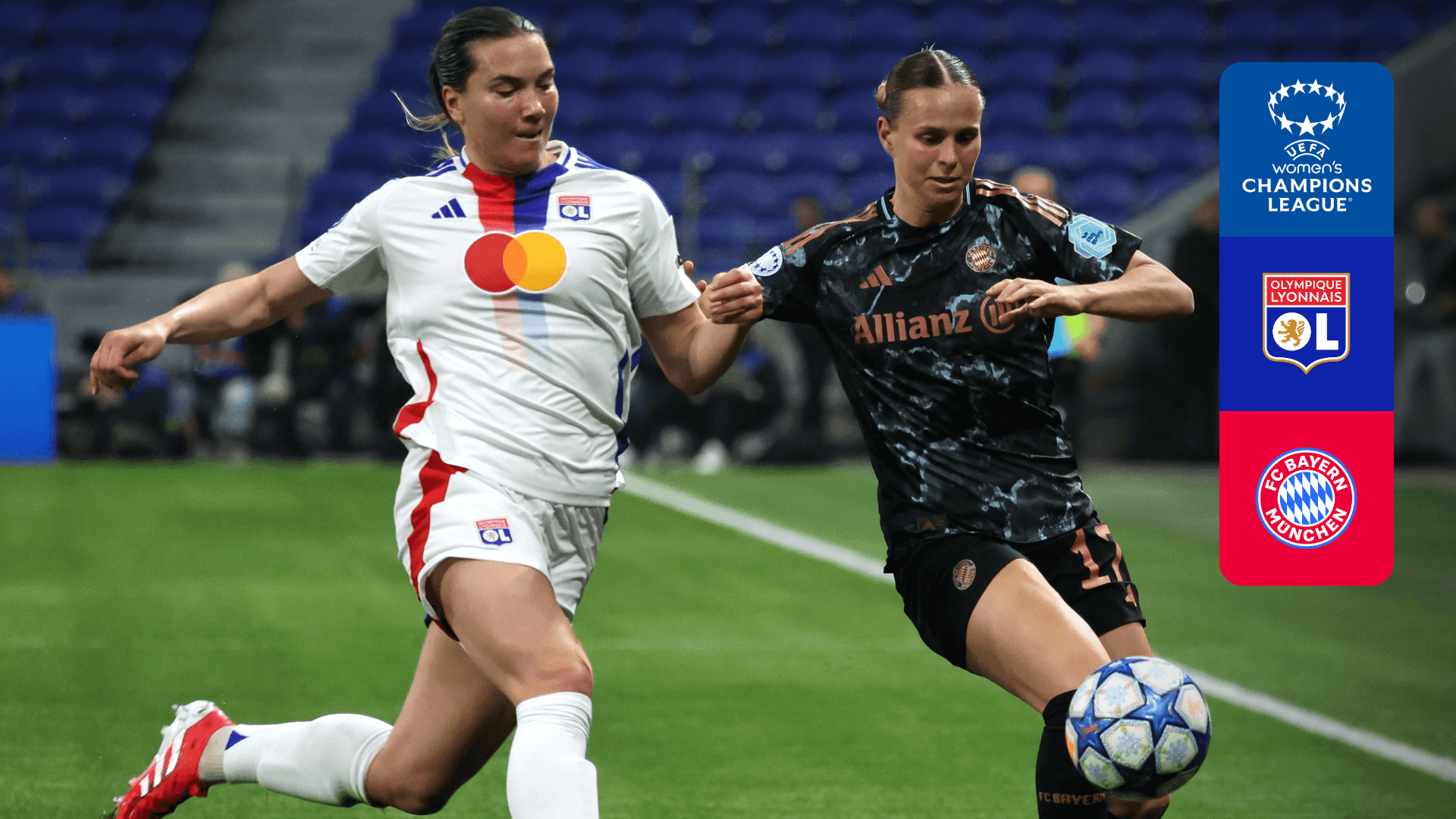 Watch Olympique Lyonnais vs. FC Bayern Munchen (In English, French, Italian & Spanish) Live