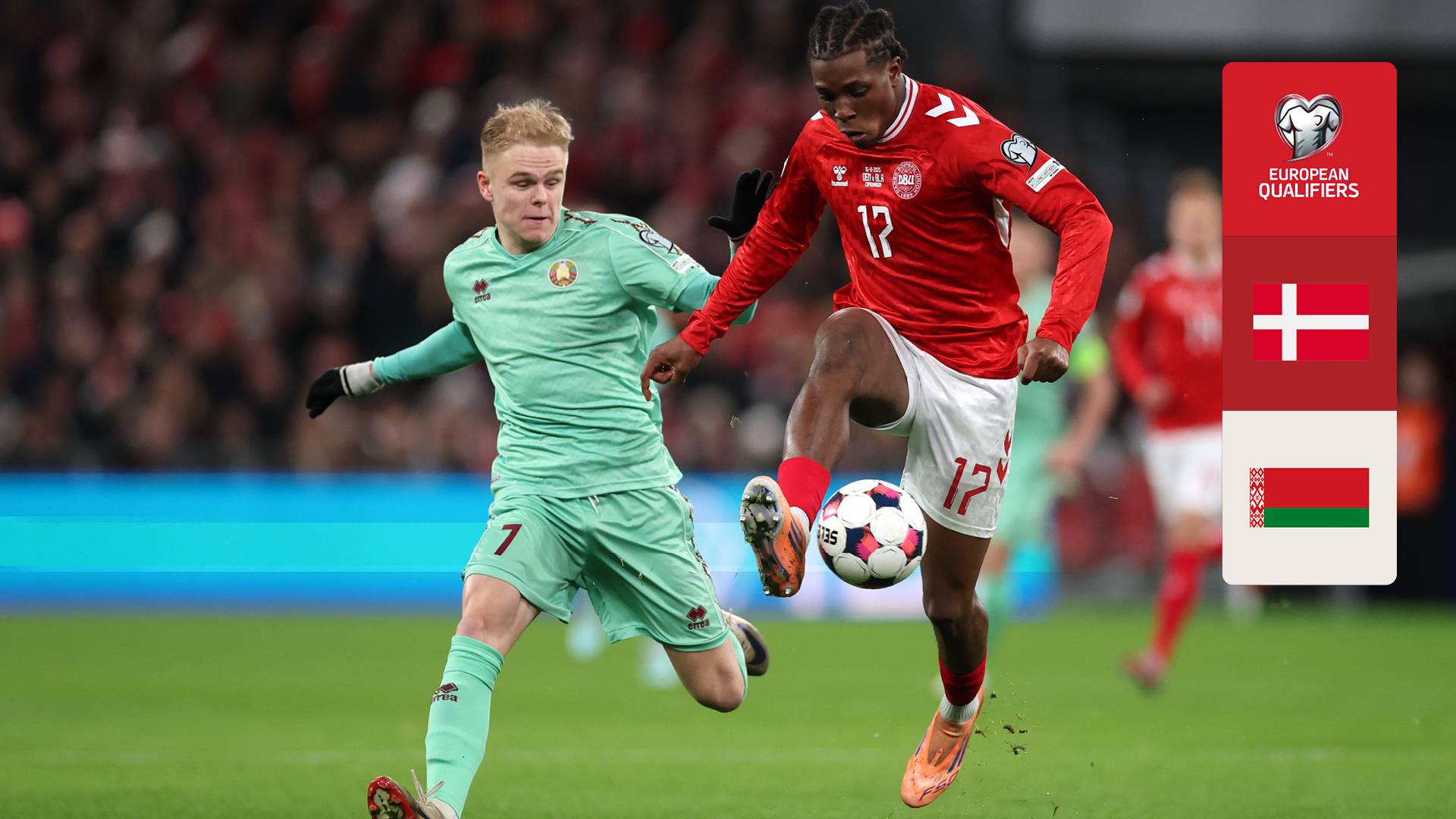 デンマーク vs ベラルーシ : グループC 第9節 をライブ 中継 | DAZN JP