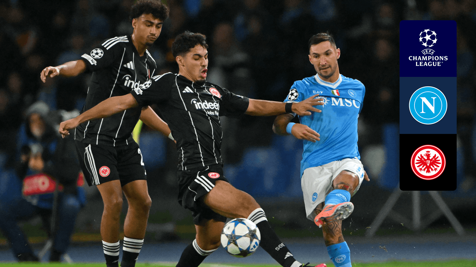 Regarder Napoli vs. Frankfurt en Direct Live | DAZN CA