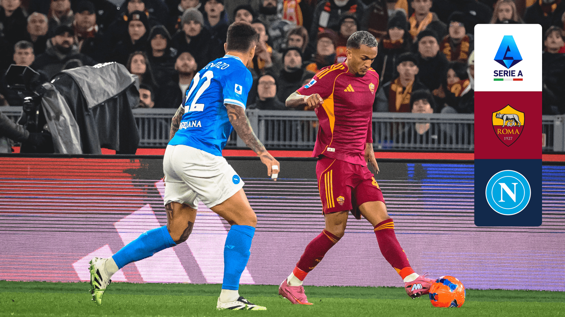 Watch Roma - Napoli (Italian commentary) Live Stream Online | DAZN DE