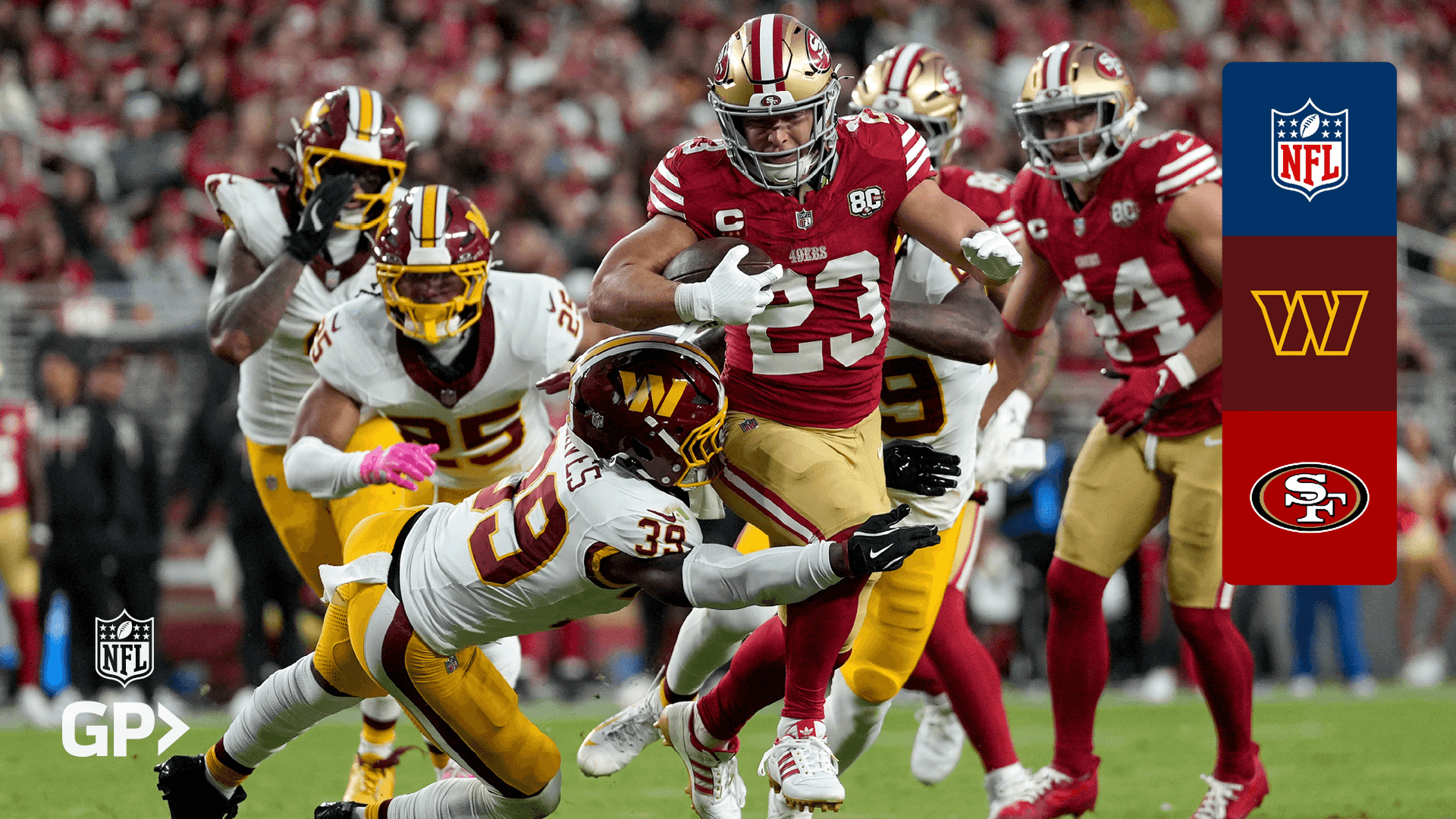 Watch Commanders @ 49ers (Spanish Broadcast) Live Stream Online | DAZN UA