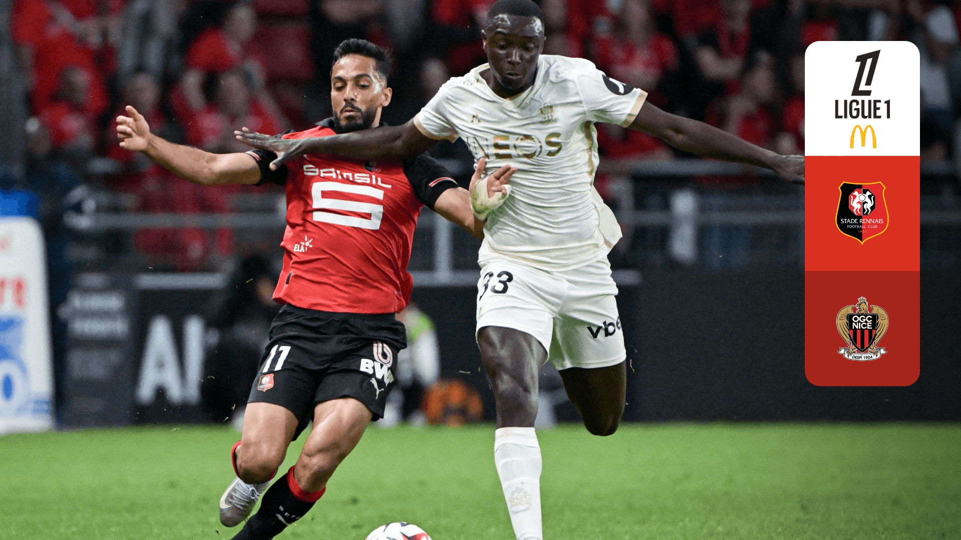 Watch Stade Rennais FC - OGC Nice Live Stream | DAZN BE