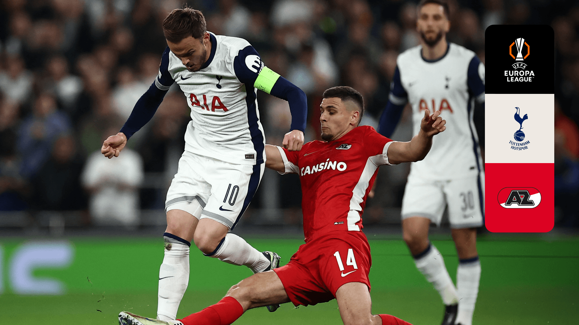 Watch Tottenham x AZ Alkmaar Live Stream | DAZN PT