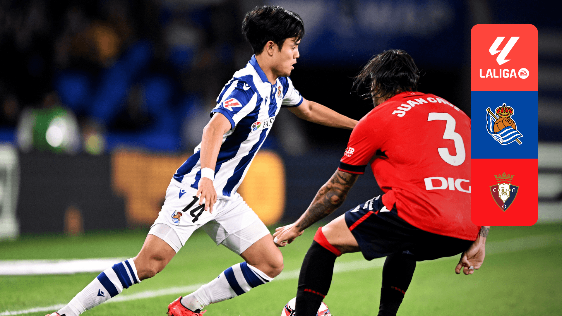 ソシエダ vs オサスナ : 第11節 (久保建英) をライブ 中継 | DAZN JP