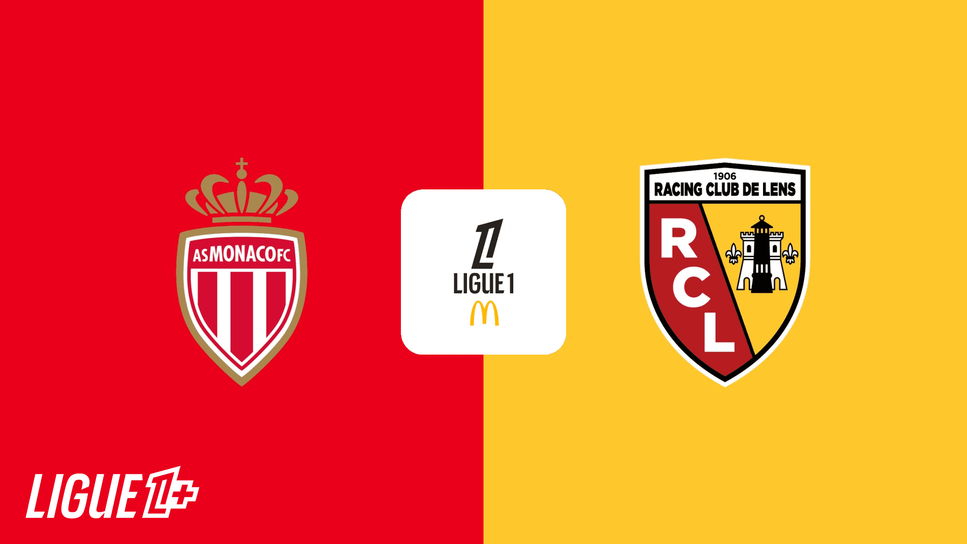 Regarder AS Monaco vs. RC Lens sur Ligue 1+ en Direct Live | DAZN FR