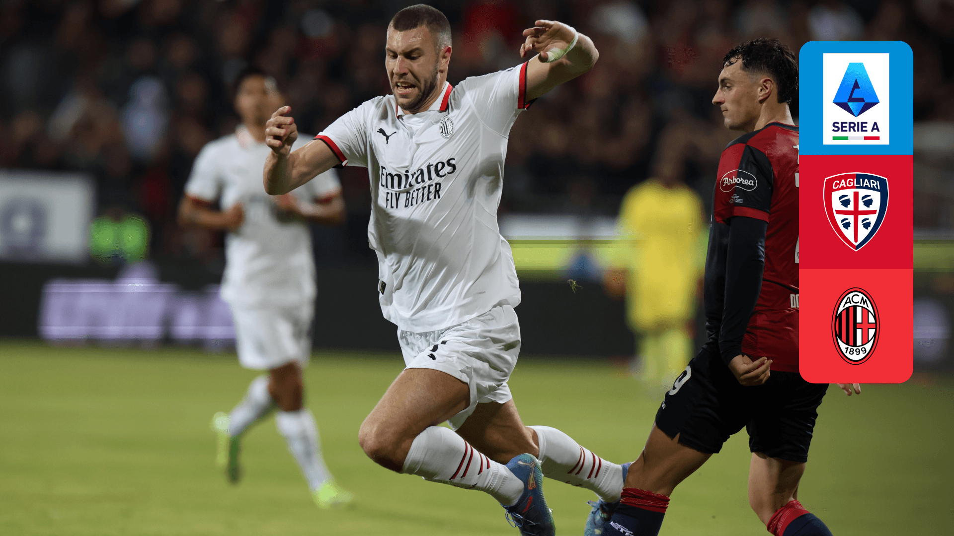Watch Cagliari - Milan (Italian commentary) Live Stream | DAZN DE