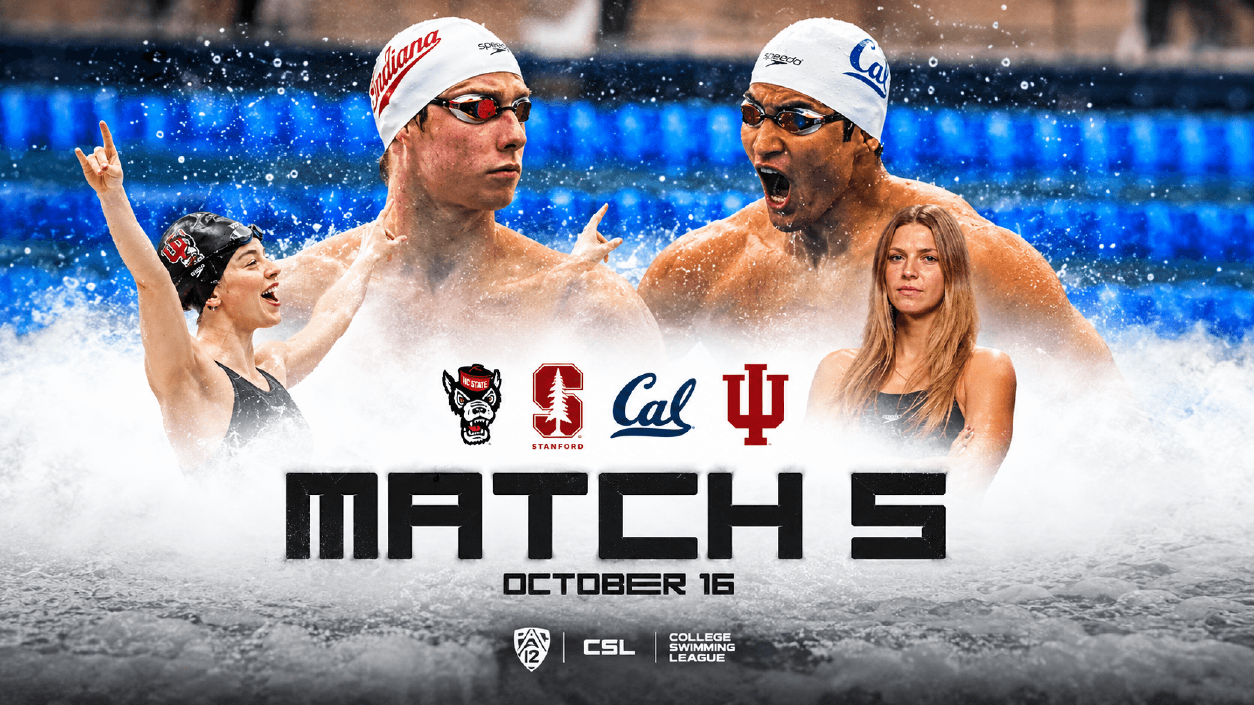 Watch College Swimming League - Match 5 Live Stream Online | DAZN PS