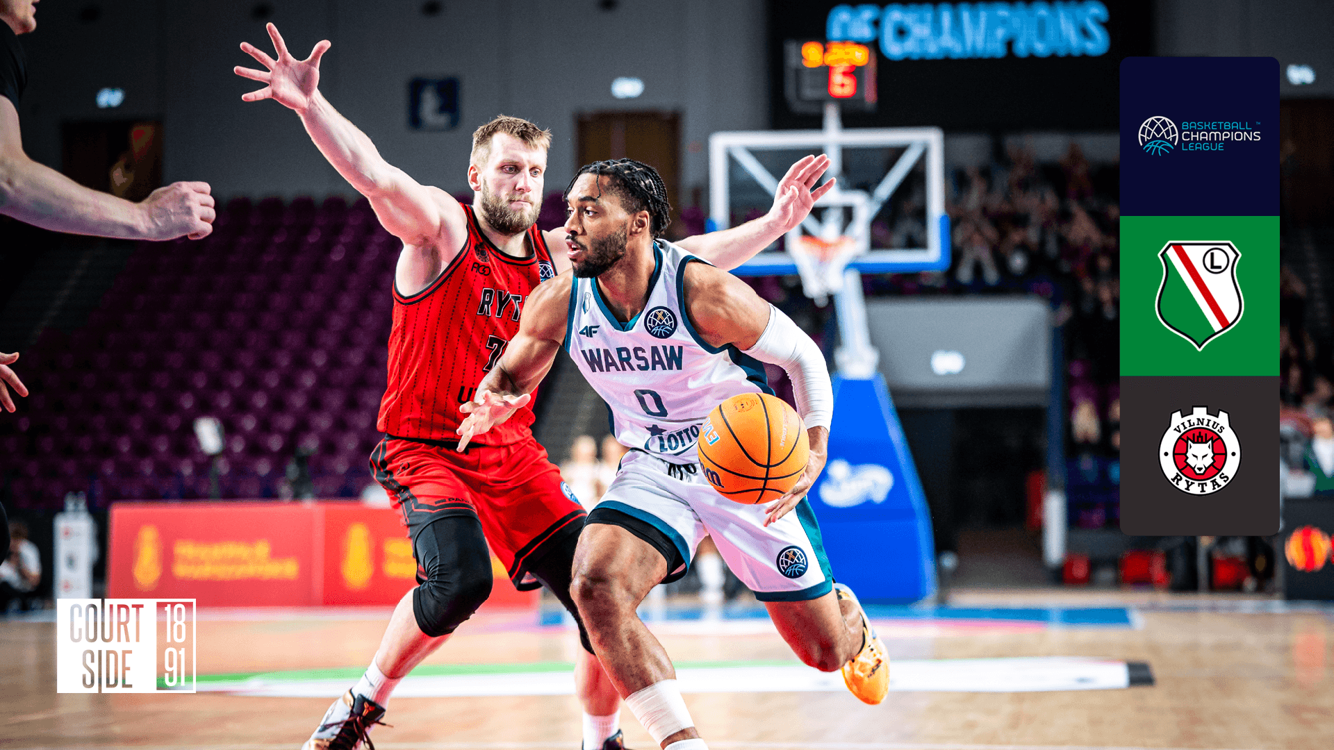 Regarder Legia Warszawa vs Vilnius Rytas en Direct Live | DAZN FR