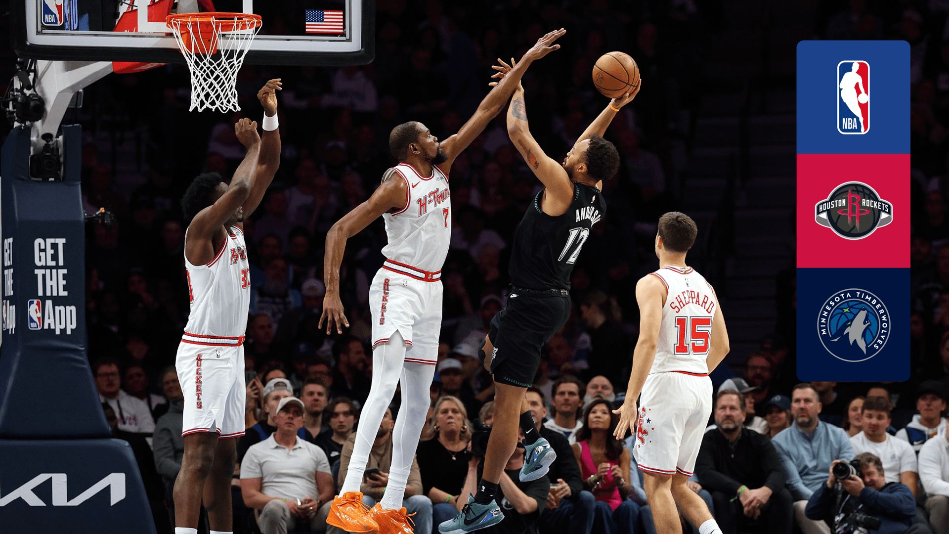 Watch Houston Rockets @ Minnesota Timberwolves Live Stream Online | DAZN ES