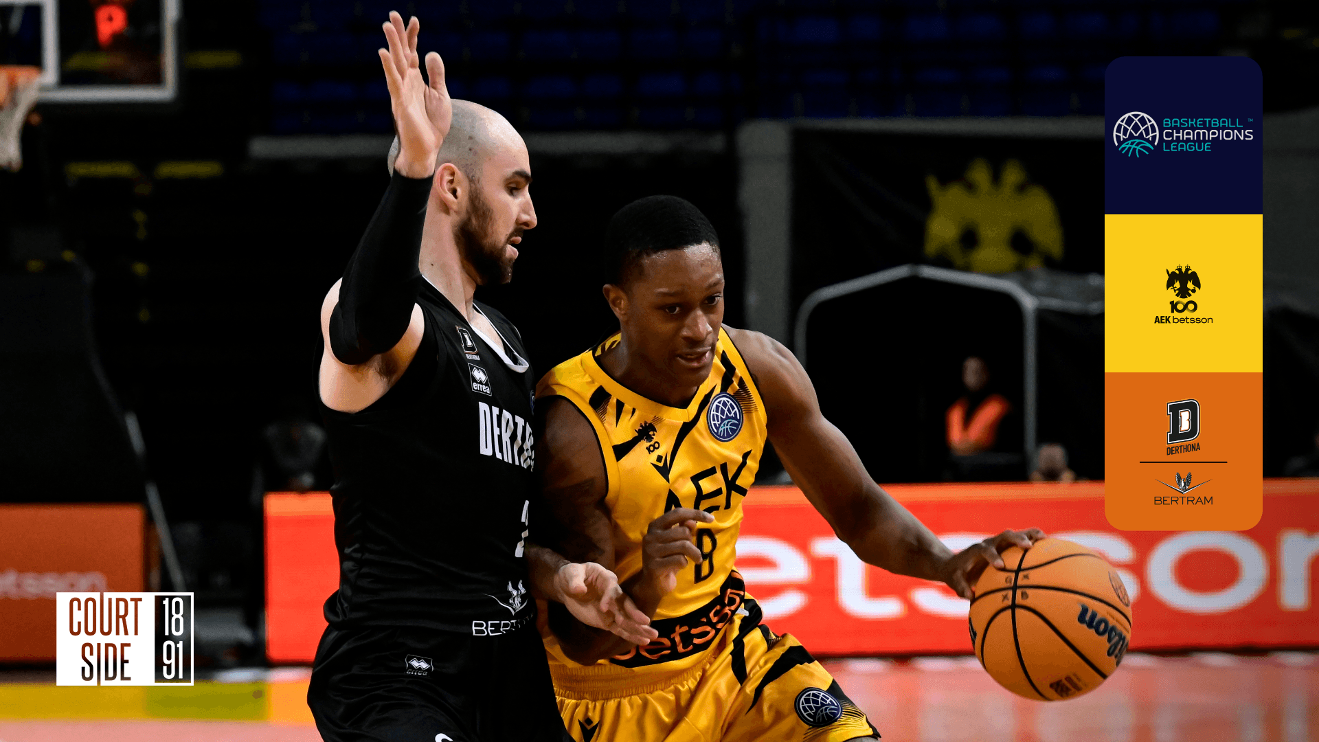 Watch AEK Betsson vs. Bertram Derthona Tortona Live Stream | DAZN GB