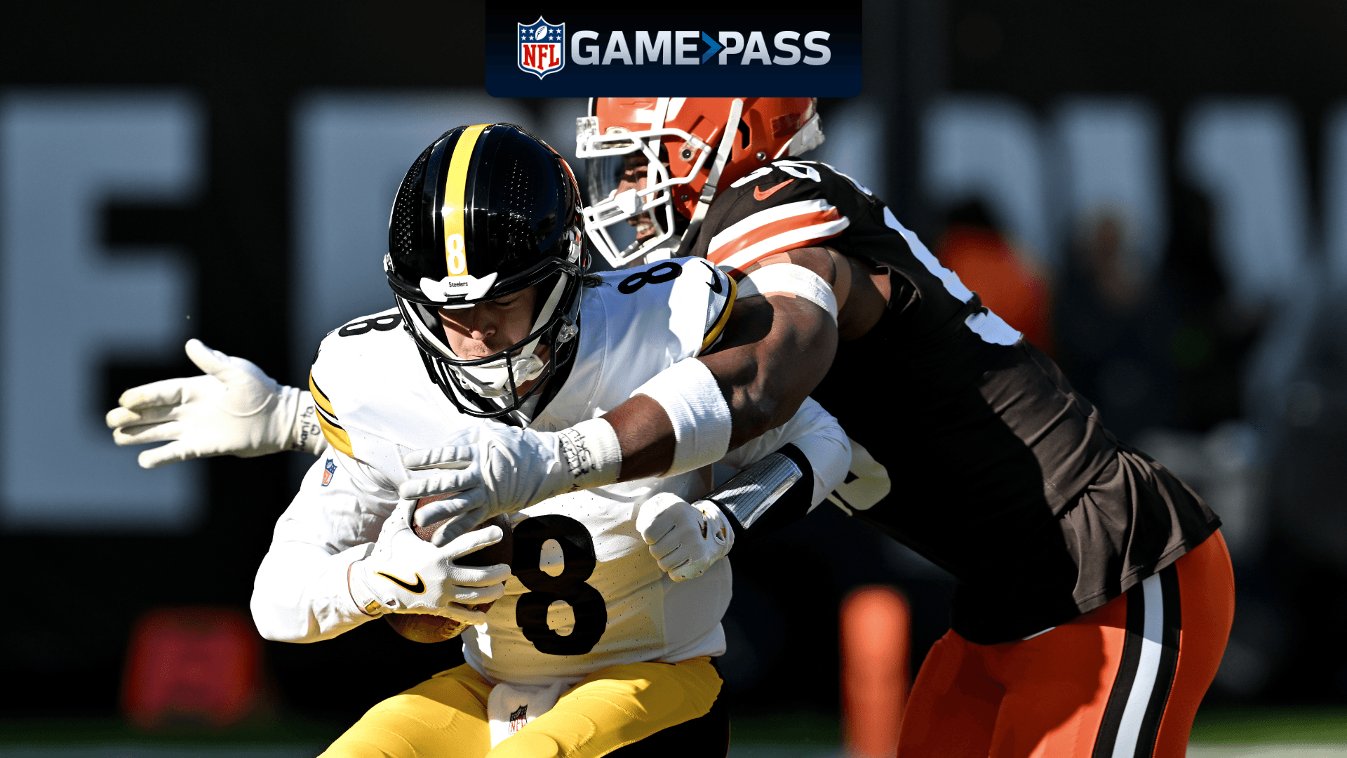 Watch sales browns steelers