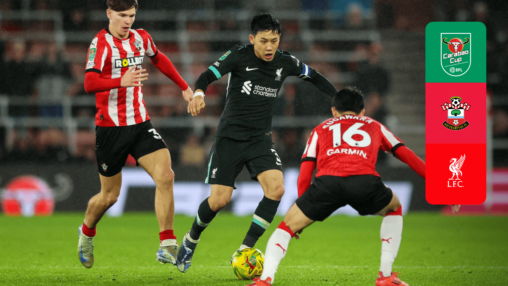 24-25サウサンプトンホームユニホーム（L）菅原由势 サウサンプトン vs