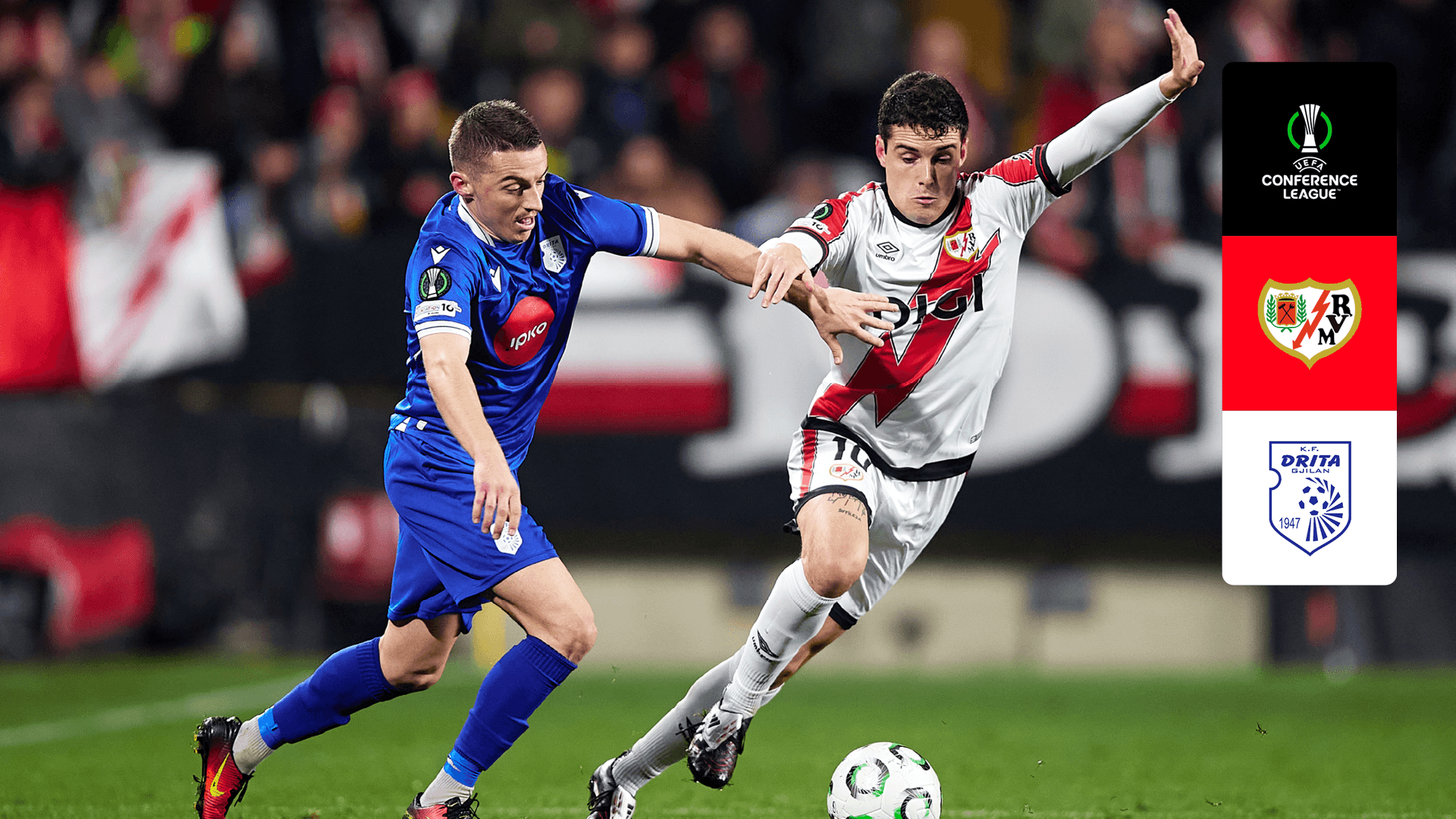 Vê Rayo Vallecano x Drita em Direto Online | DAZN PT