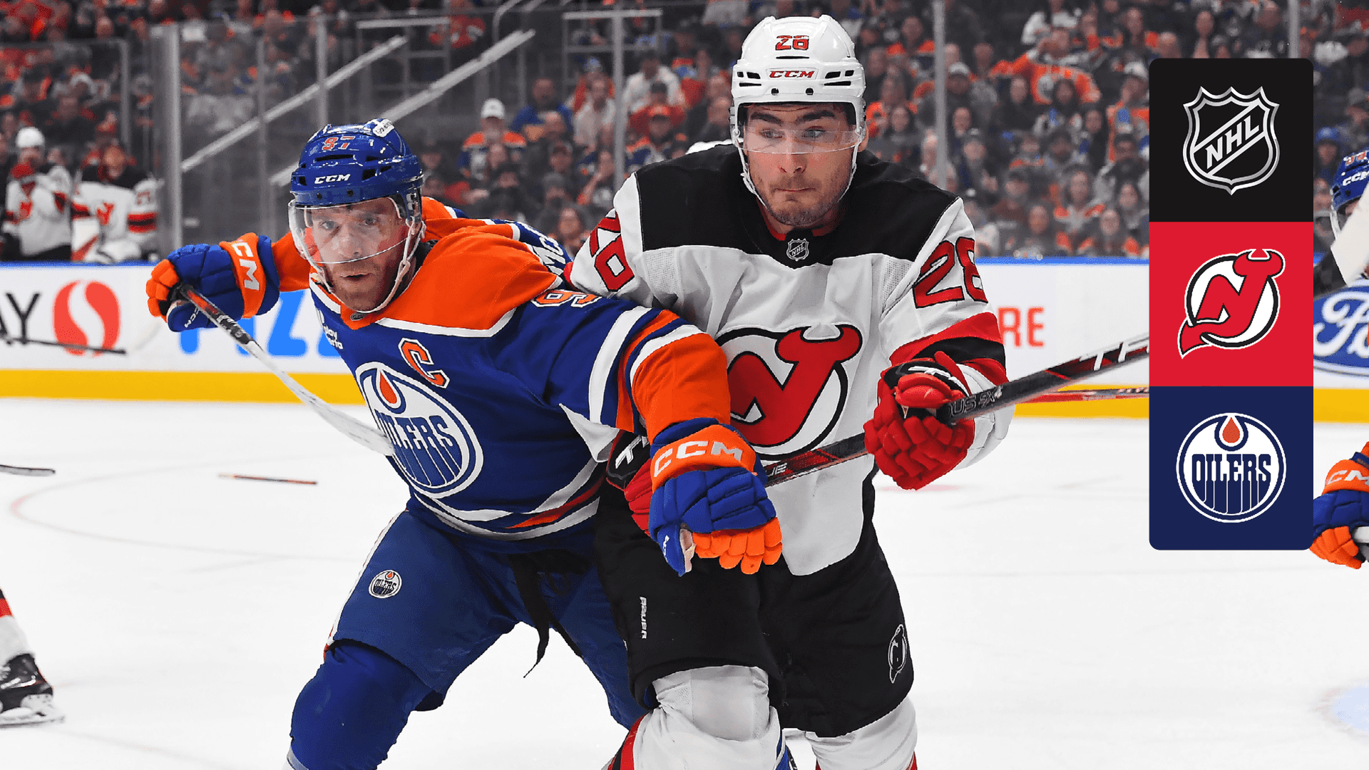Watch Devils @ Oilers Live Stream Online | DAZN GB