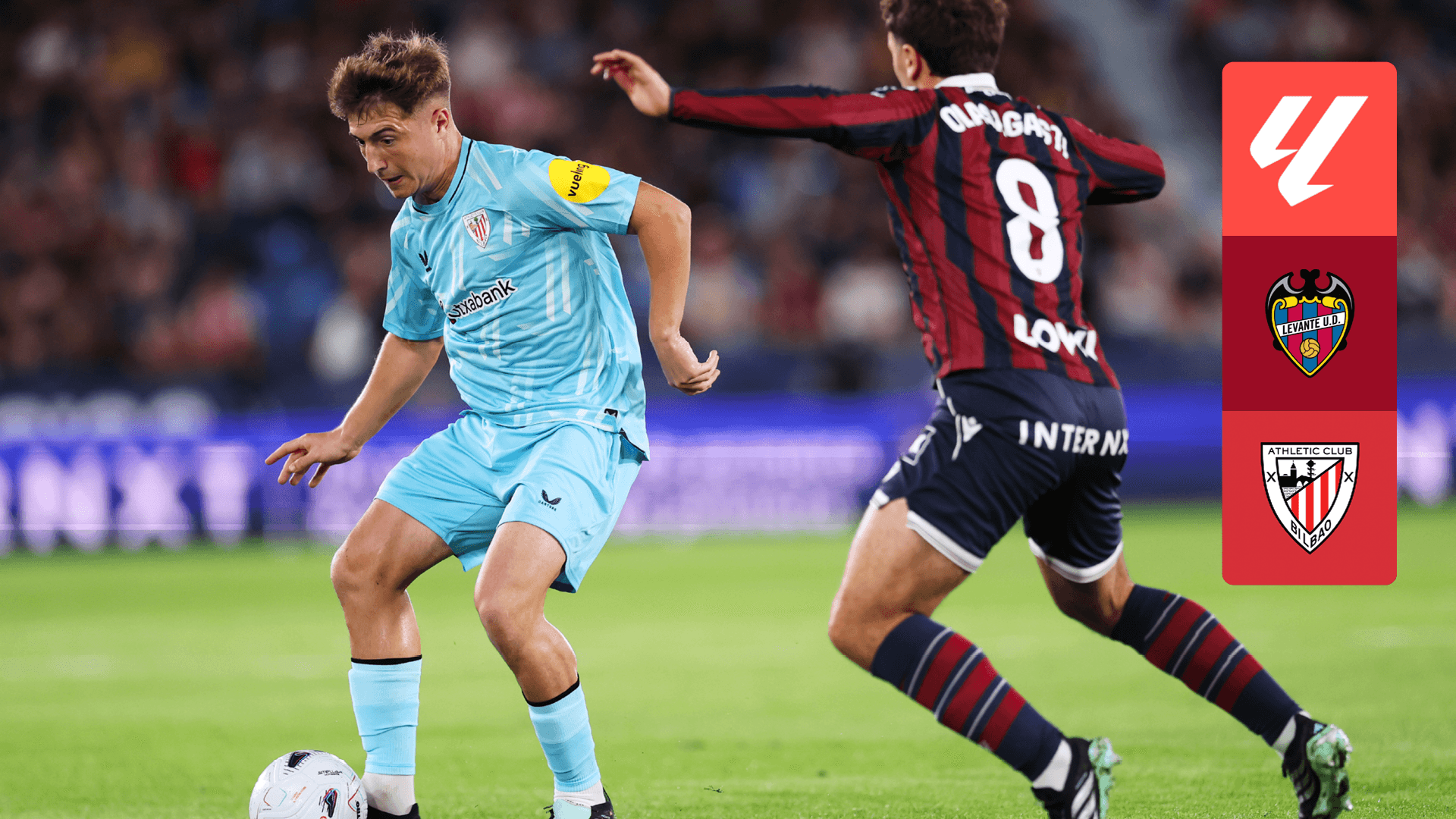 Regardez les diffusions en direct de Levante - Athletic Club | DAZN BE