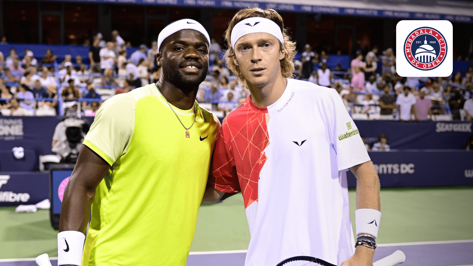 Assista a Mubadala Citi DC Open Rublev Tiafoe ao vivo DAZN BR
