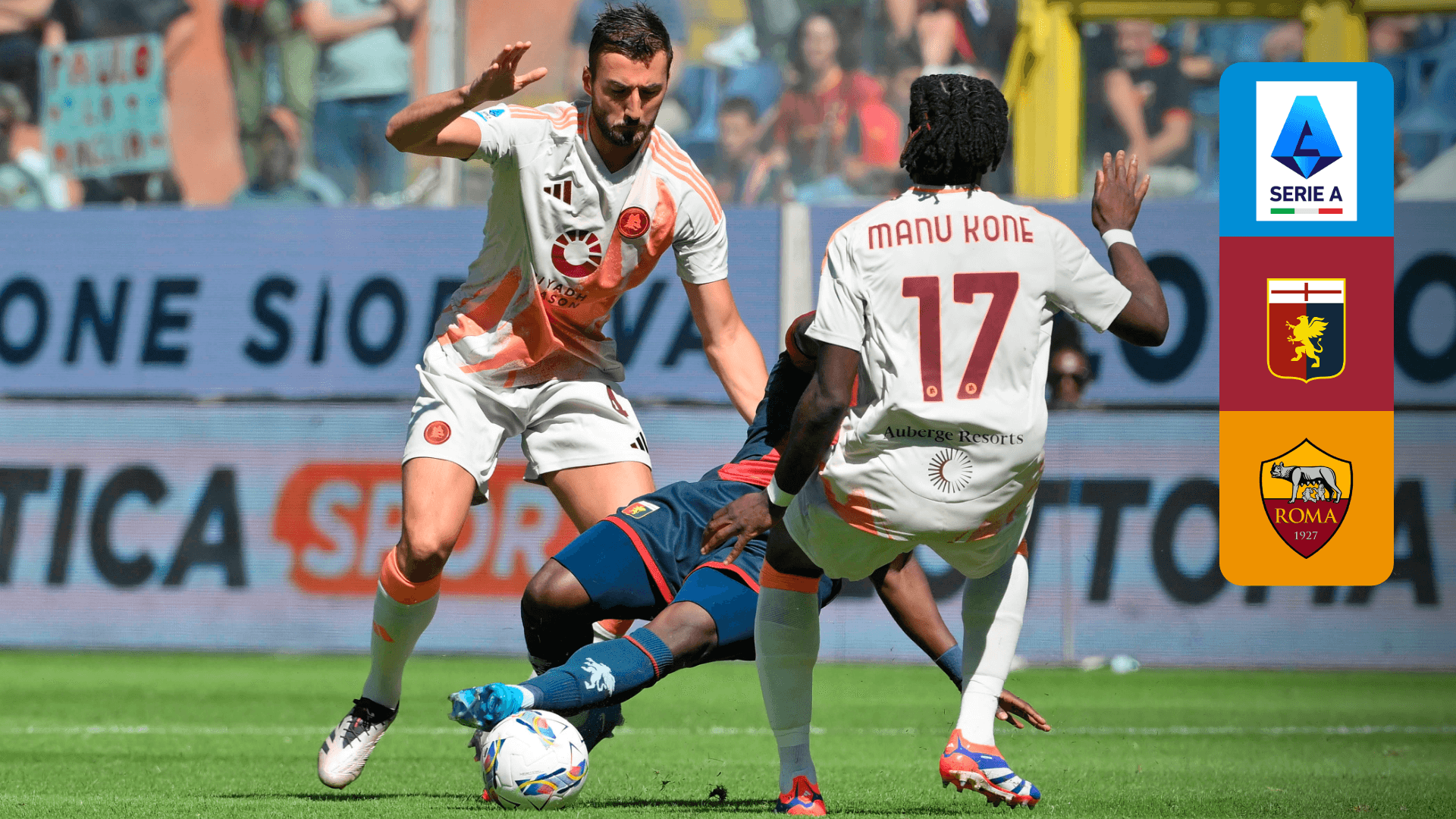 Watch Genoa - Roma (Italian commentary) Live Stream | DAZN DE