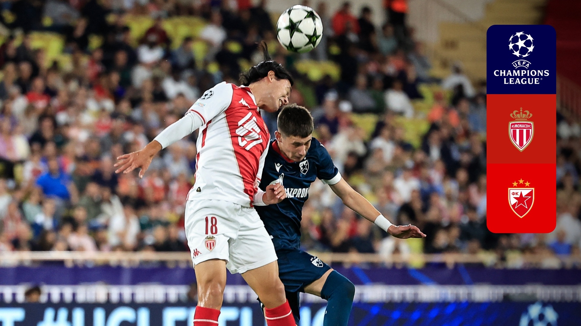 AS Monaco vs FK Crvena zvezda live score, H2H and lineups