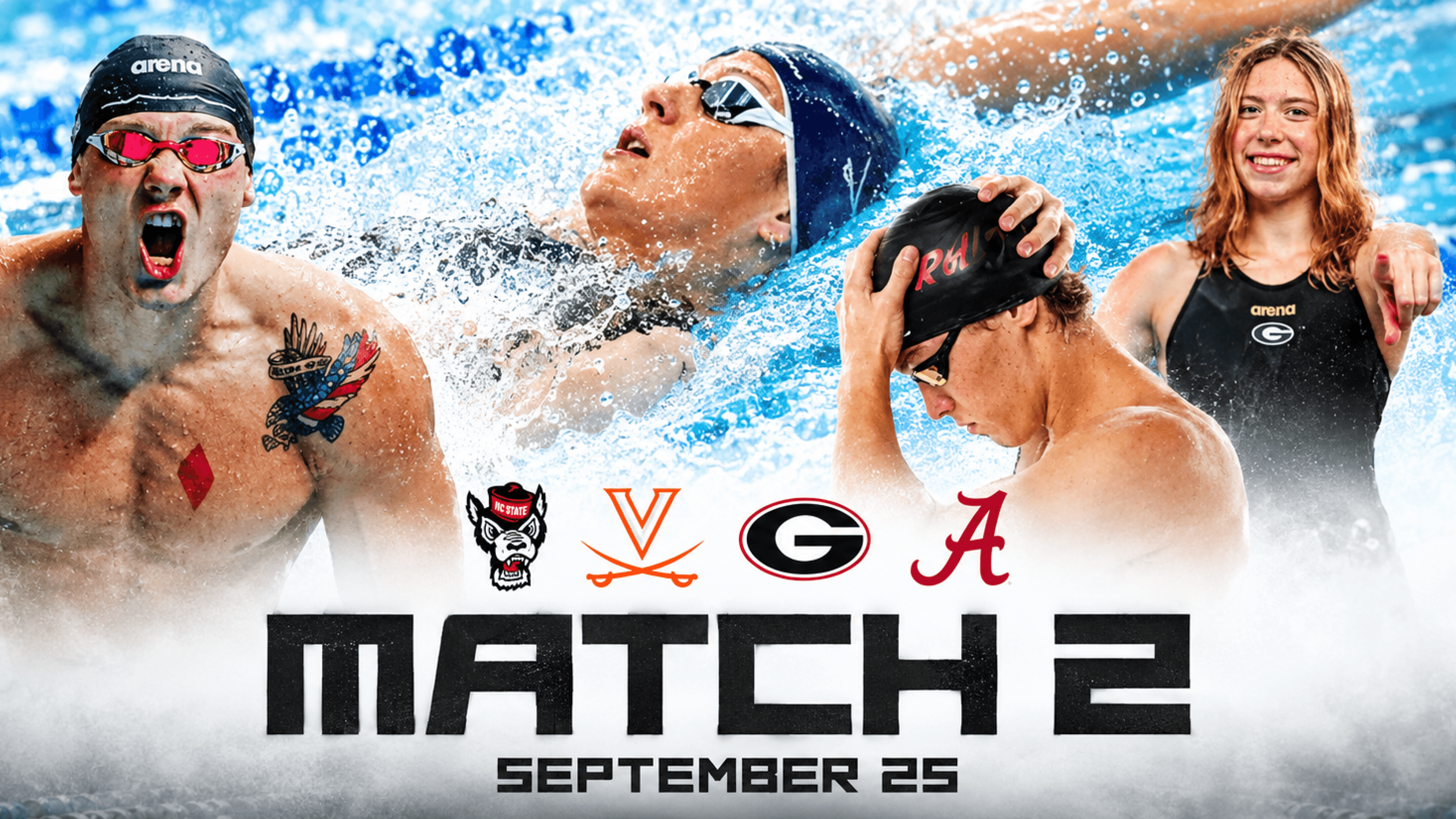 Watch College Swimming League - Match 2 Live Stream Online | DAZN MP