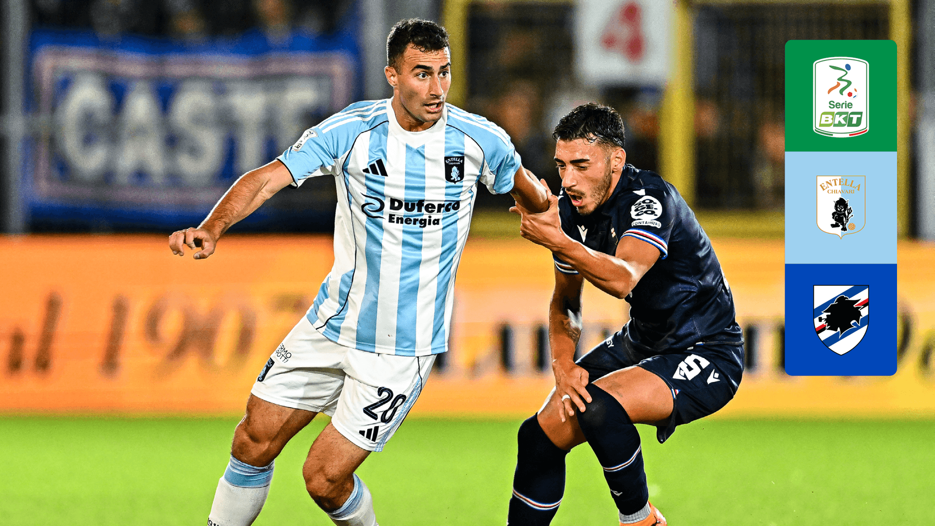 Watch Virtus Entella - Sampdoria Live Stream Online | DAZN IT