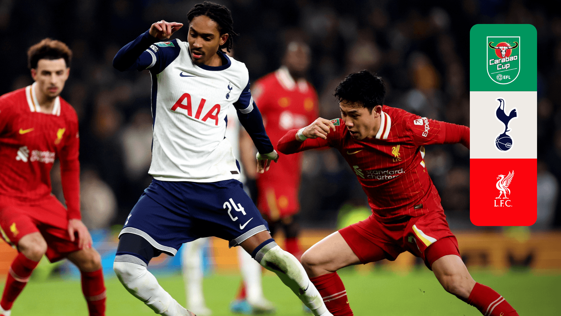 トッテナム vs リヴァプール : 準決勝1stレグ (遠藤航) をライブ 中継