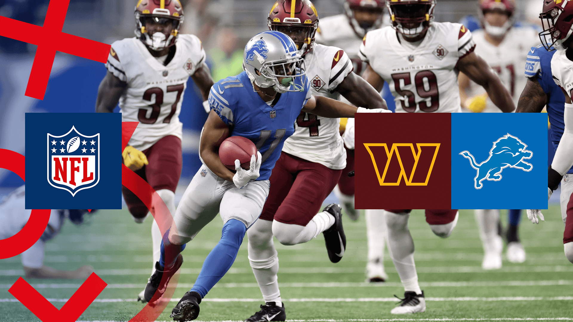 Regarder Commanders @ Lions en Direct Live | DAZN CA