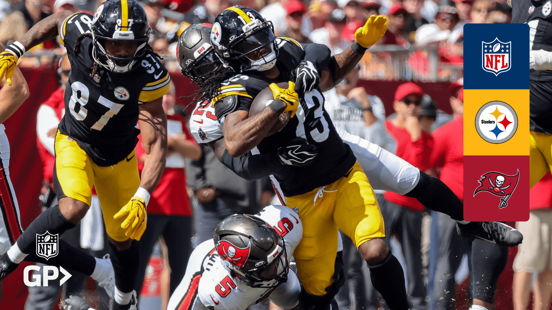 Watch Steelers @ Buccaneers Live Stream Online | DAZN GP