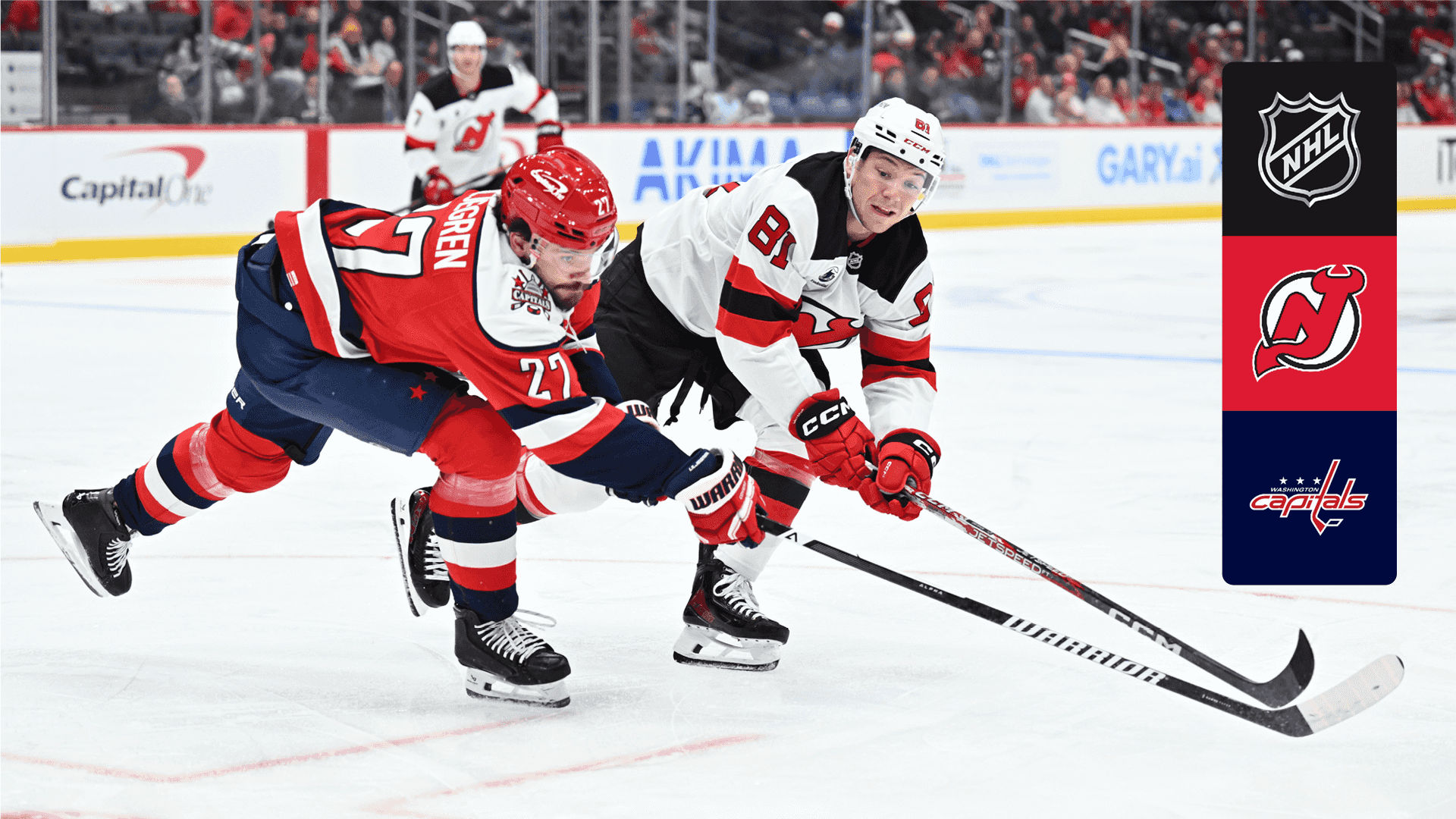 Watch Devils @ Capitals Live Stream Online | DAZN SS