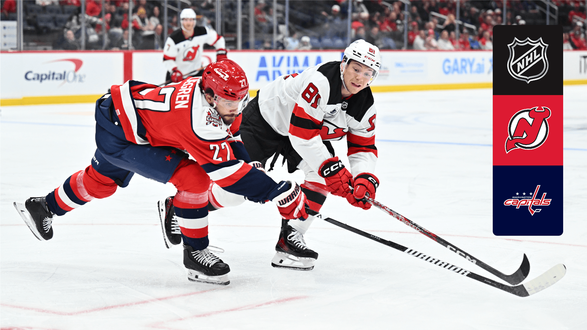 Watch Devils @ Capitals Live Stream Online | DAZN TZ