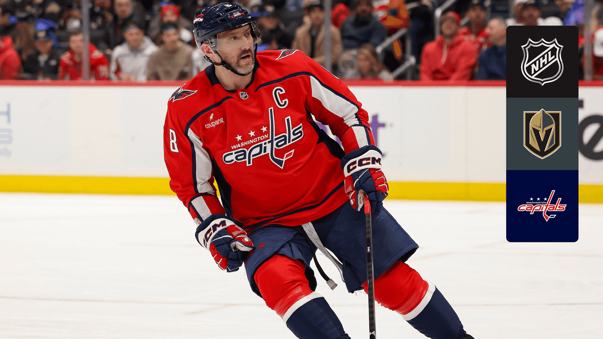 Watch Golden Knights @ Capitals Live Stream Online | DAZN AD