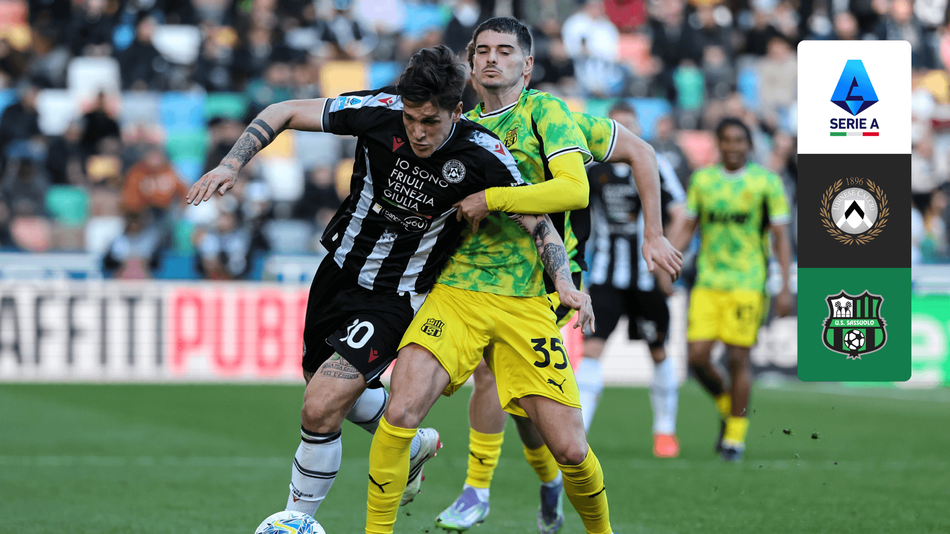 Vê os resumos da Udinese x Sassuolo online | DAZN PT