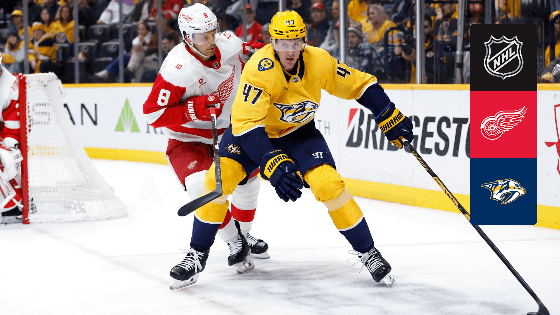 Watch Red Wings @ Predators Live Stream Online | DAZN DE