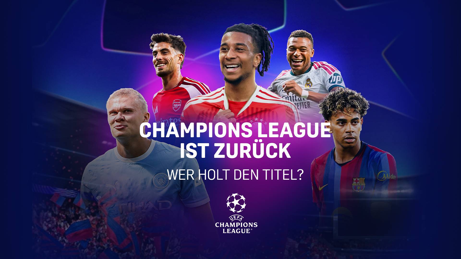 Watch UEFA Champions League is back! Live Stream Online | DAZN DE