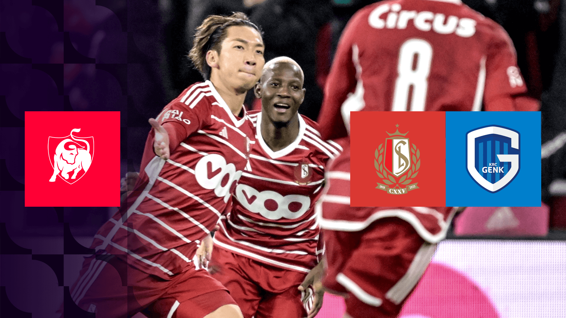Regardez Standard de Liège KRC Genk en direct DAZN BE