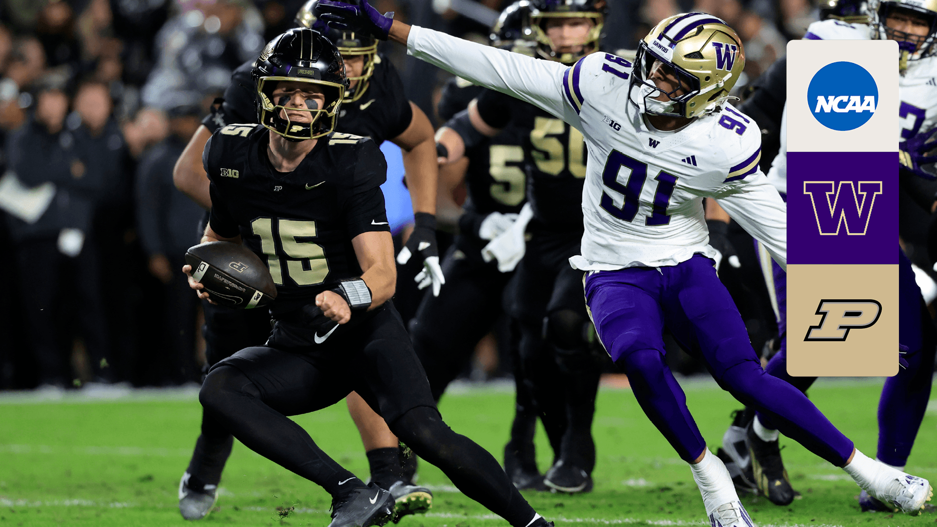 شاهد البث المباشر لـ Washington @ Purdue | DAZN SA