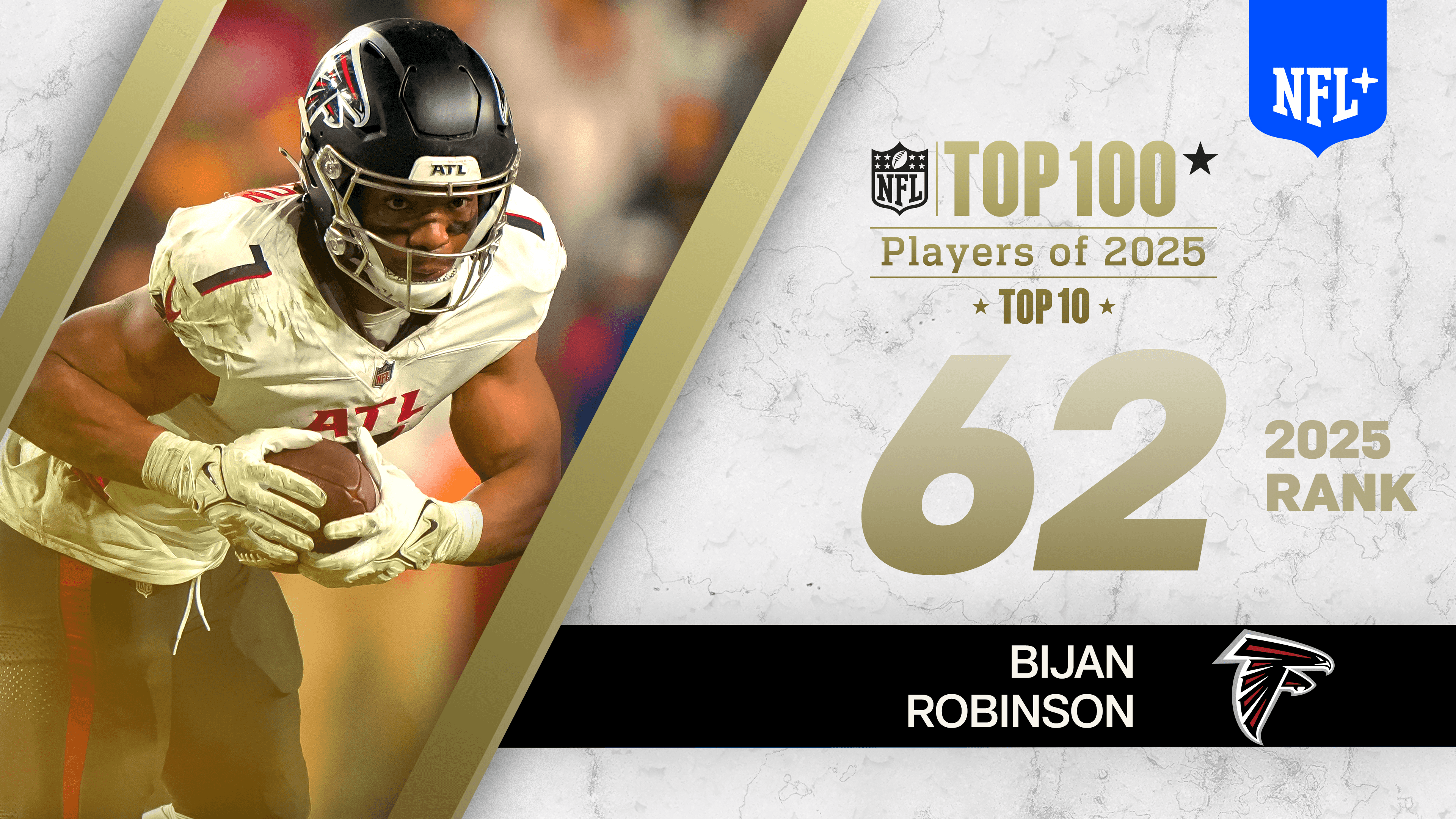 Watch NFL Top 100 Players of 2025: No. 62 - Bijan Robinson Online | DAZN NZ