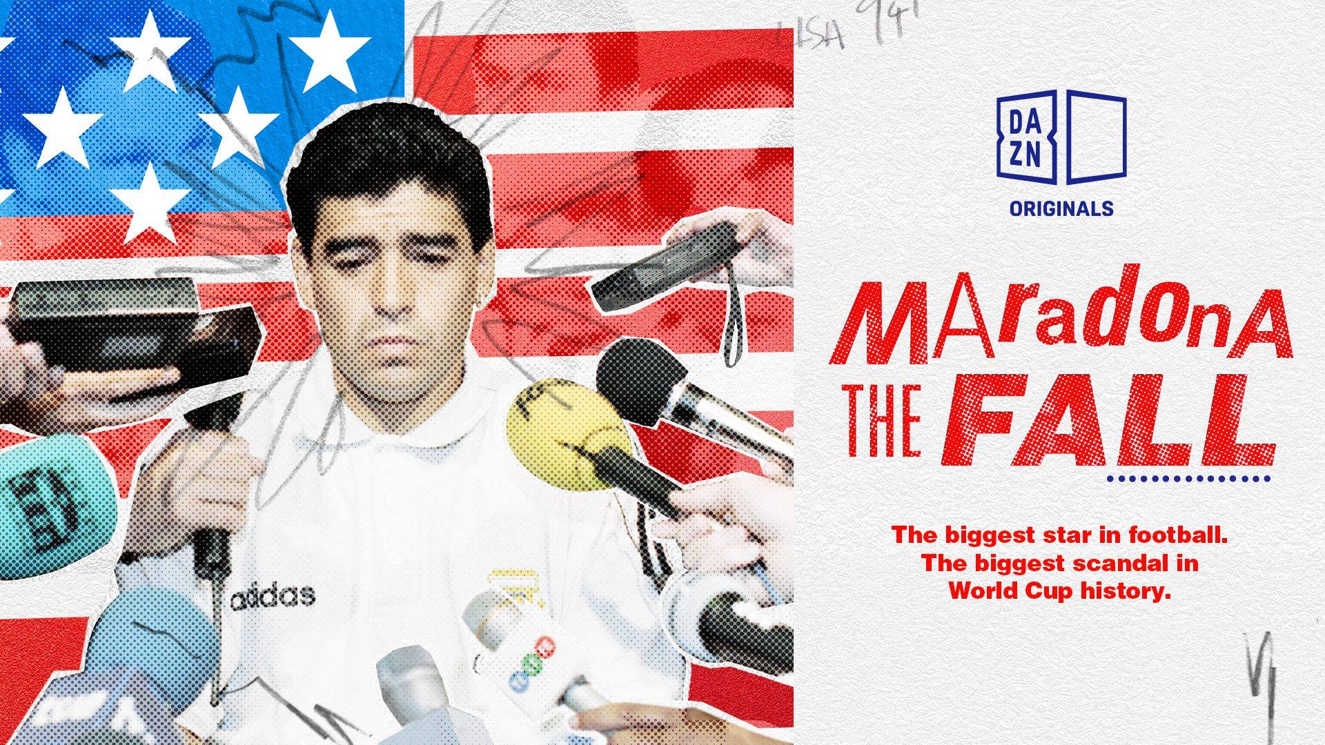 SOPH. × DAZN MARADONA THE FALL TEE Watch Maradona: The Fall Online | DAZN US