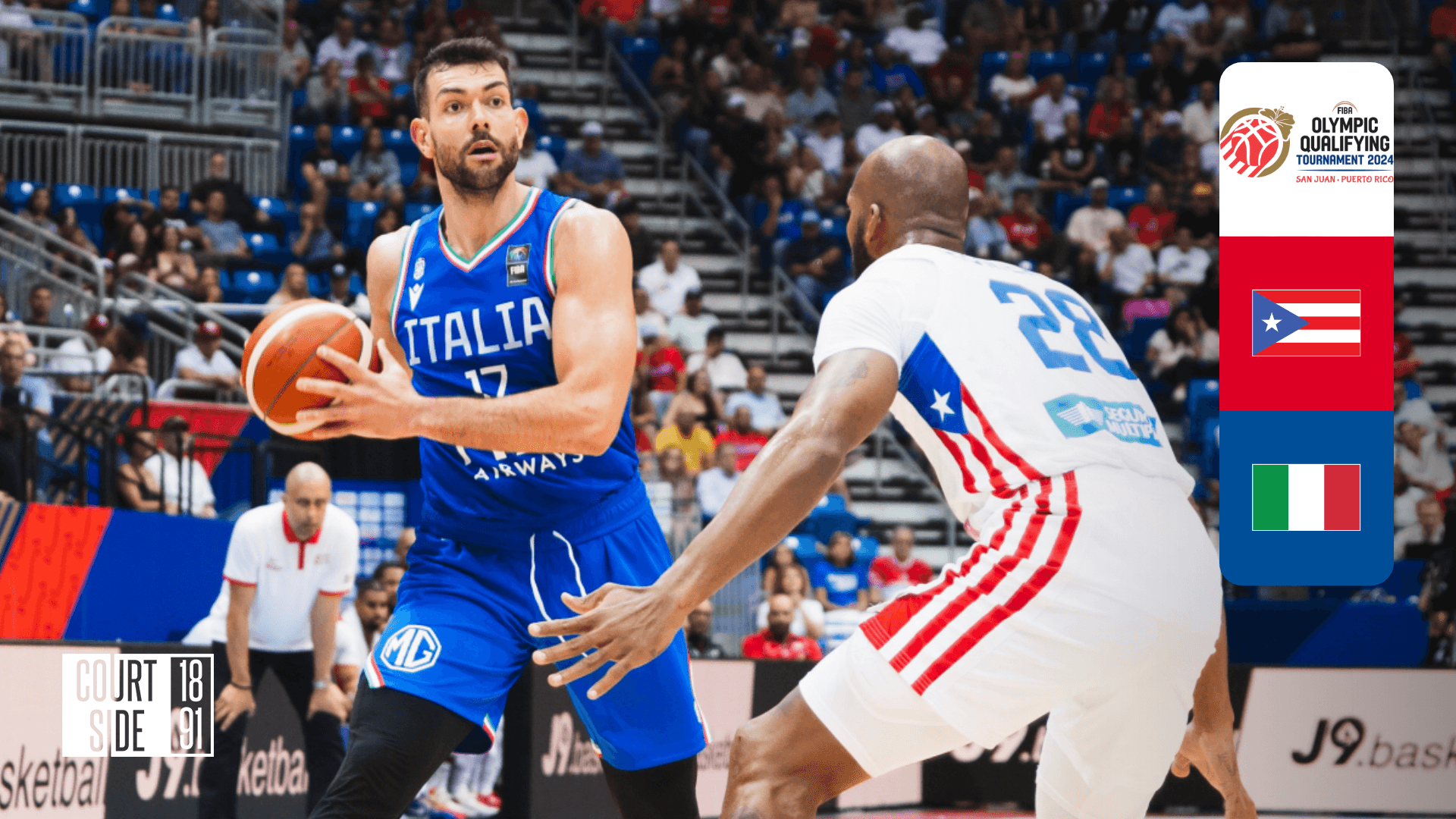 Watch Puerto Rico vs. Italy Live Stream DAZN WF