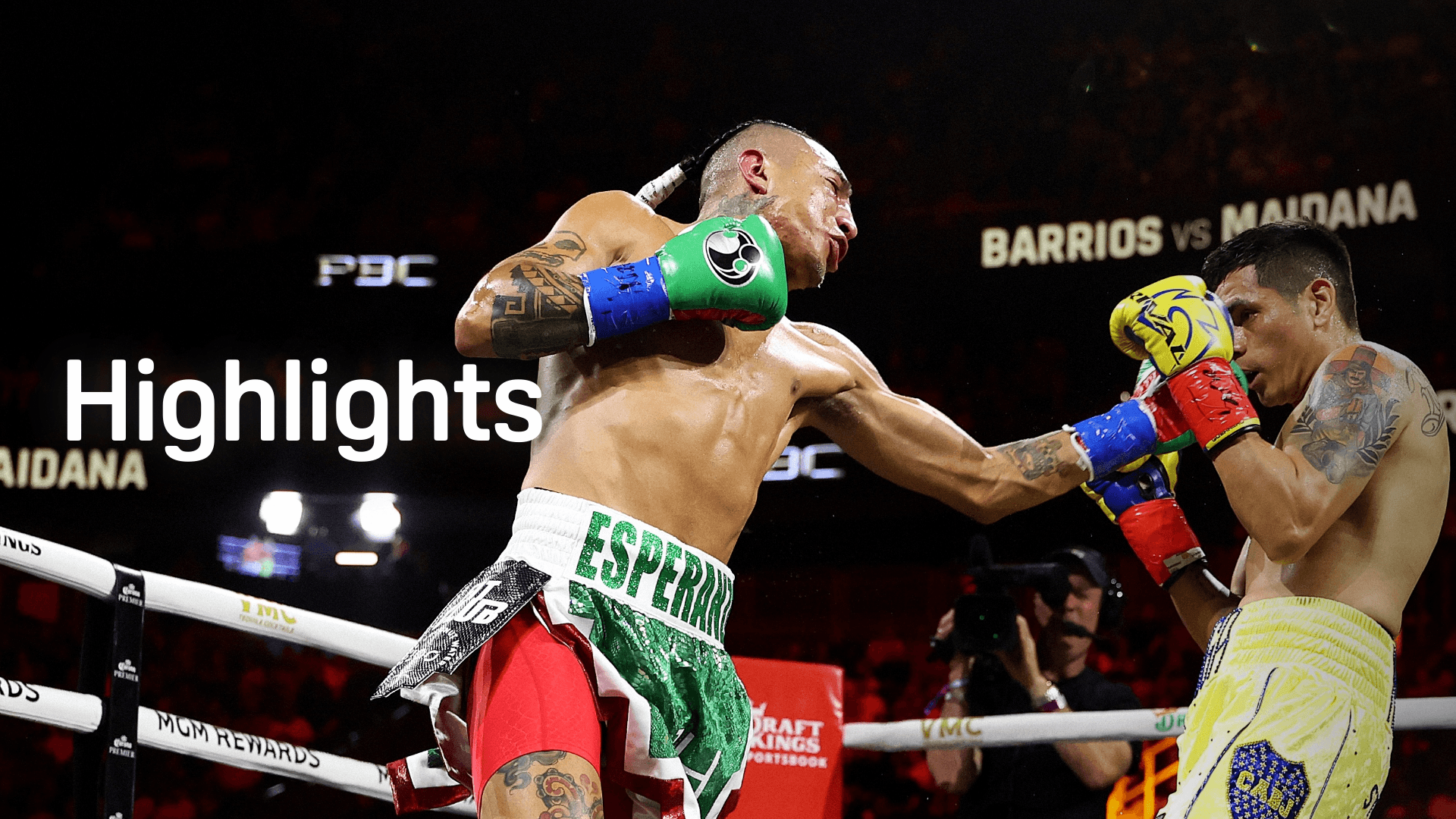 Watch Barrios vs. Maidana Fight Highlights Online DAZN KM
