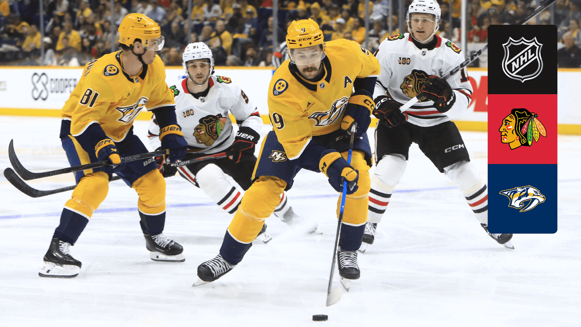 Watch Blackhawks @ Predators Live Stream Online | DAZN TH