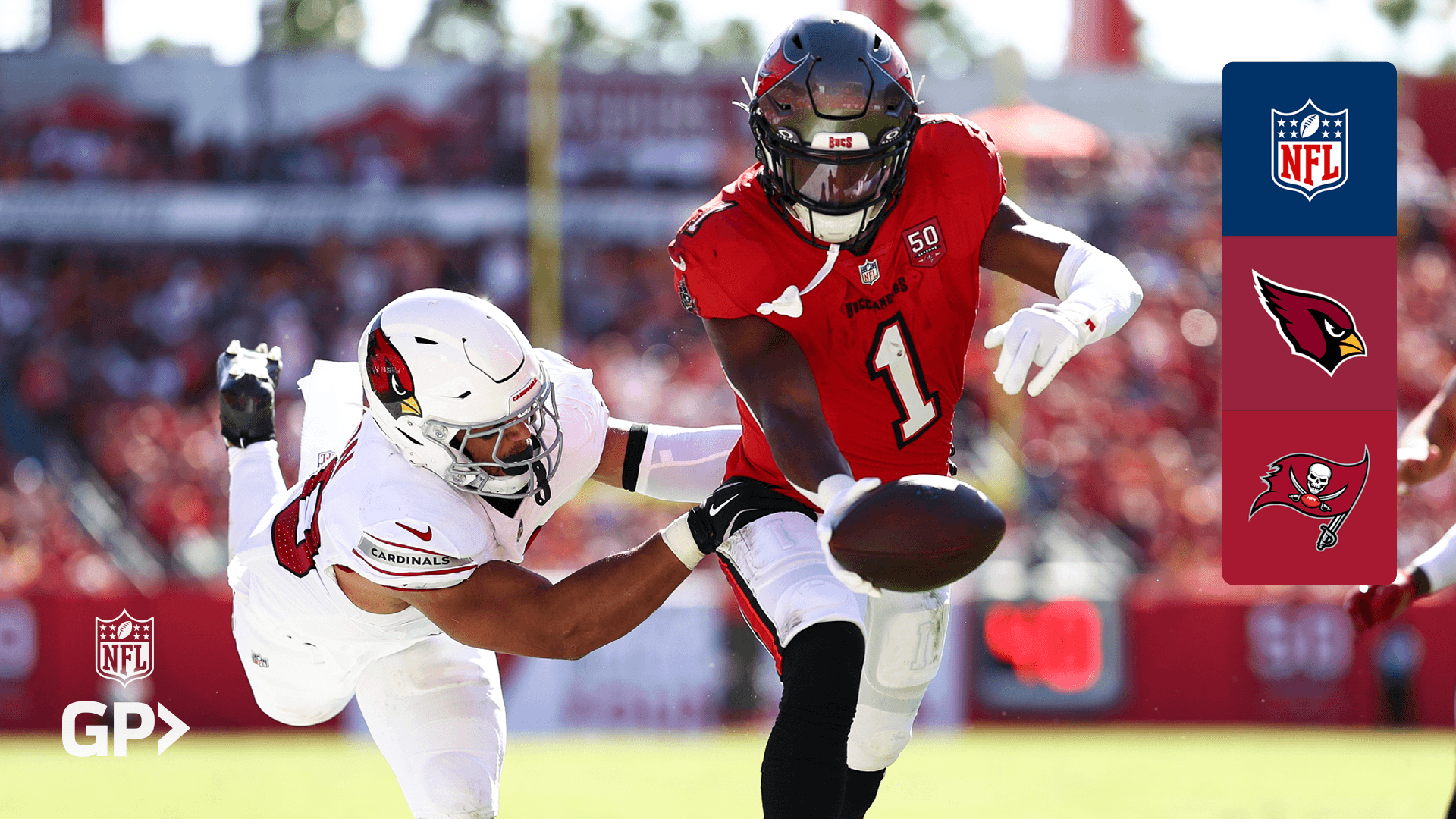 Regardez les diffusions en direct de Cardinals @ Buccaneers | DAZN BE