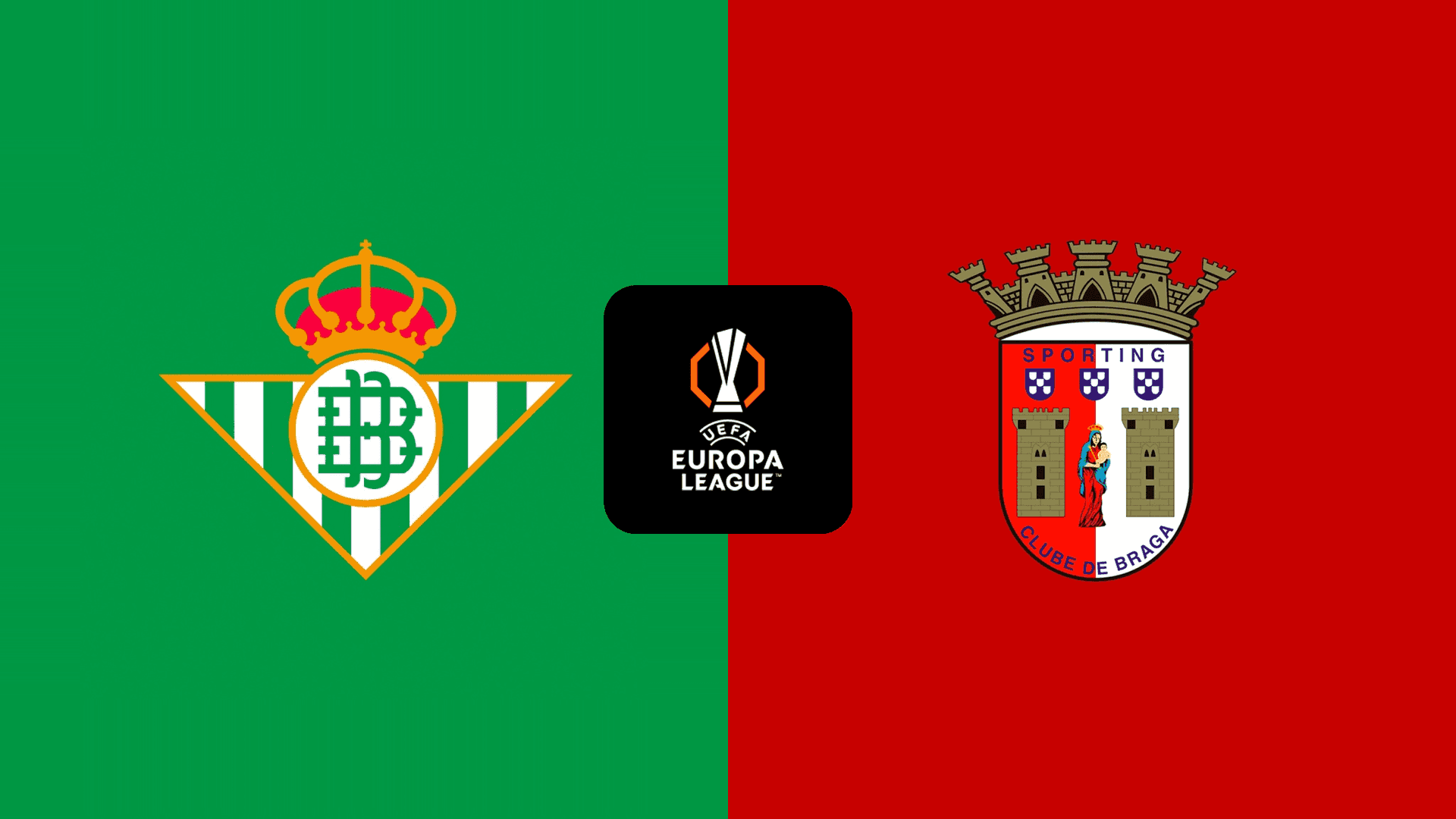 Real Betis vs Sporting Braga UEFA Europa League poster